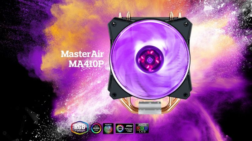 شركة Cooler Master تطرح تبريد MasterAir MA410P بأضاءة RGB مذهلة