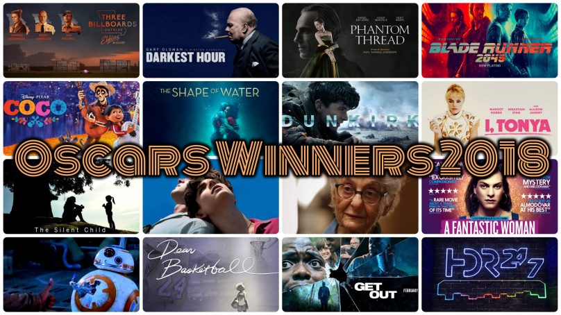 الفائزون بجوائز الأوسكار لعام 2018