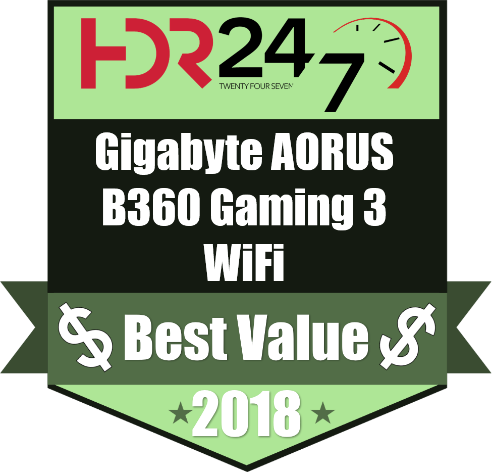 Gigabyte Aorus B360 Gaming 3 WiFi Award