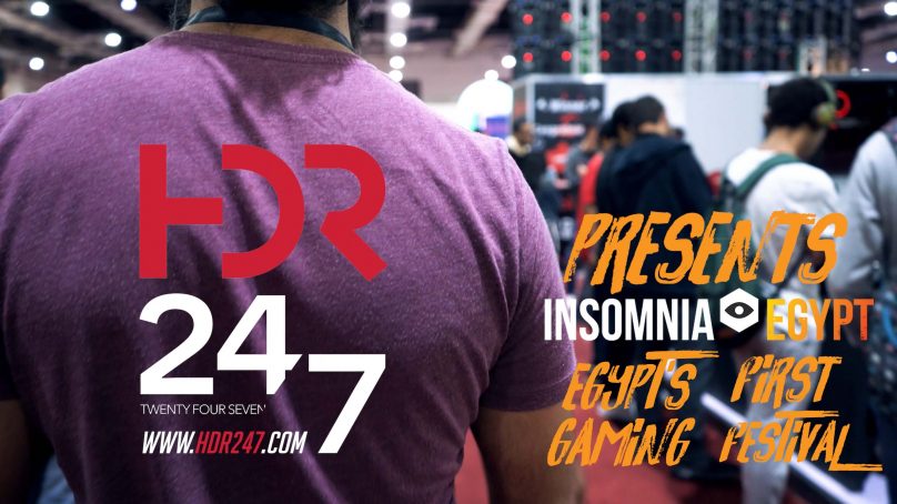 مشاركة HDR247 في Insomnia Gaming Festival Egypt لعام 2018