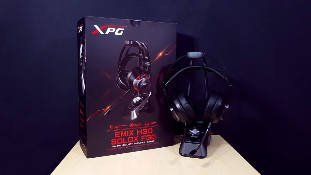 مراجعة XPG EMIX H30 Gaming Headset Solox F30 Amplifier HDR247