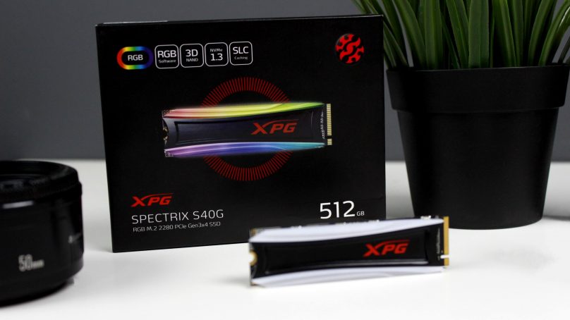 مراجعة وحدة تخزين XPG Spectrix S40G RGB