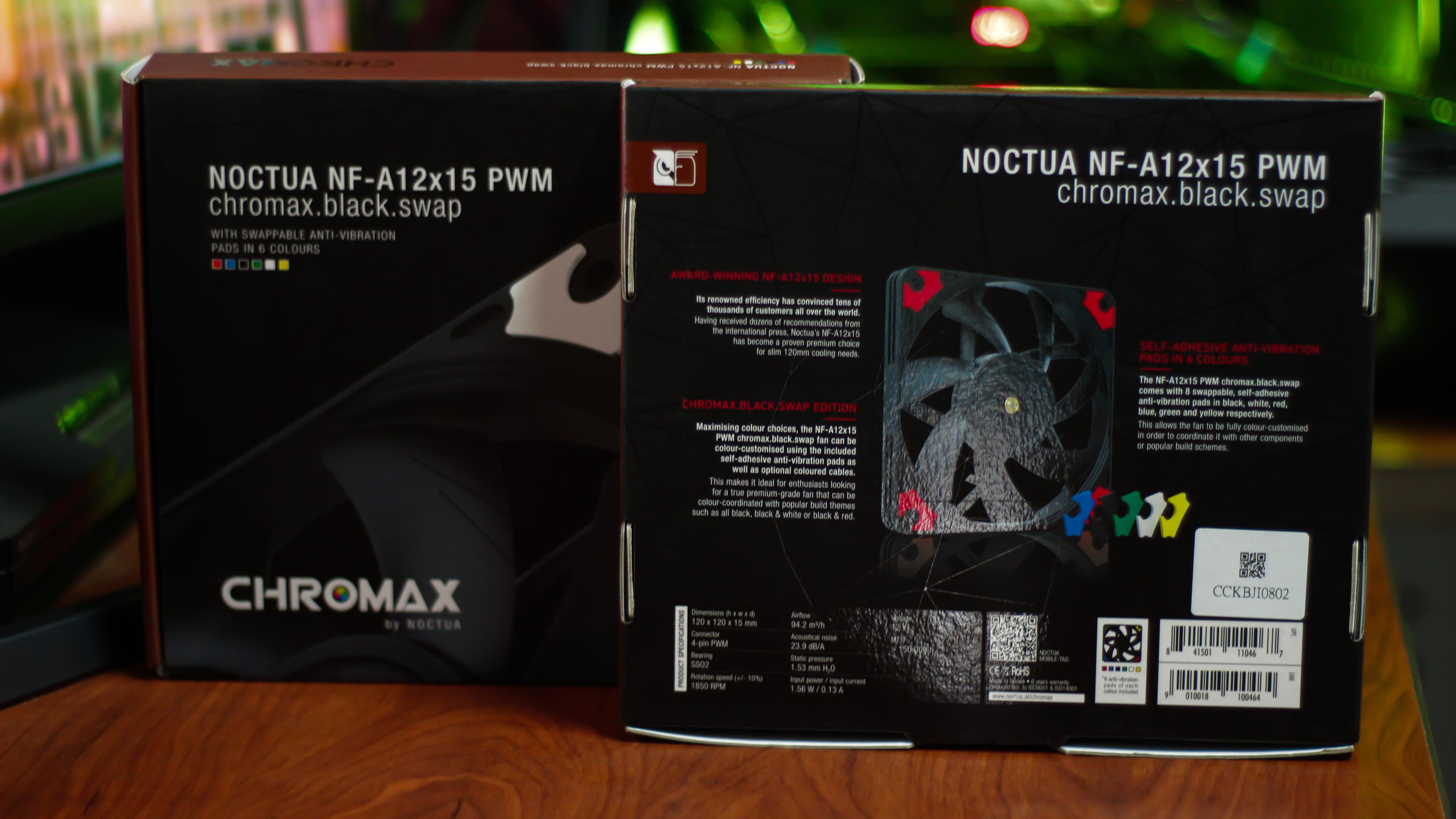 Noctua NF-A12x15 PWM Chromax Black (2)