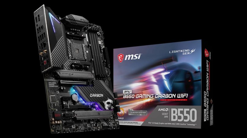 أطلاق سلسلة لوحات MSI B550 الجديدة للأرتقاء بأداء معالجات AMD AM4