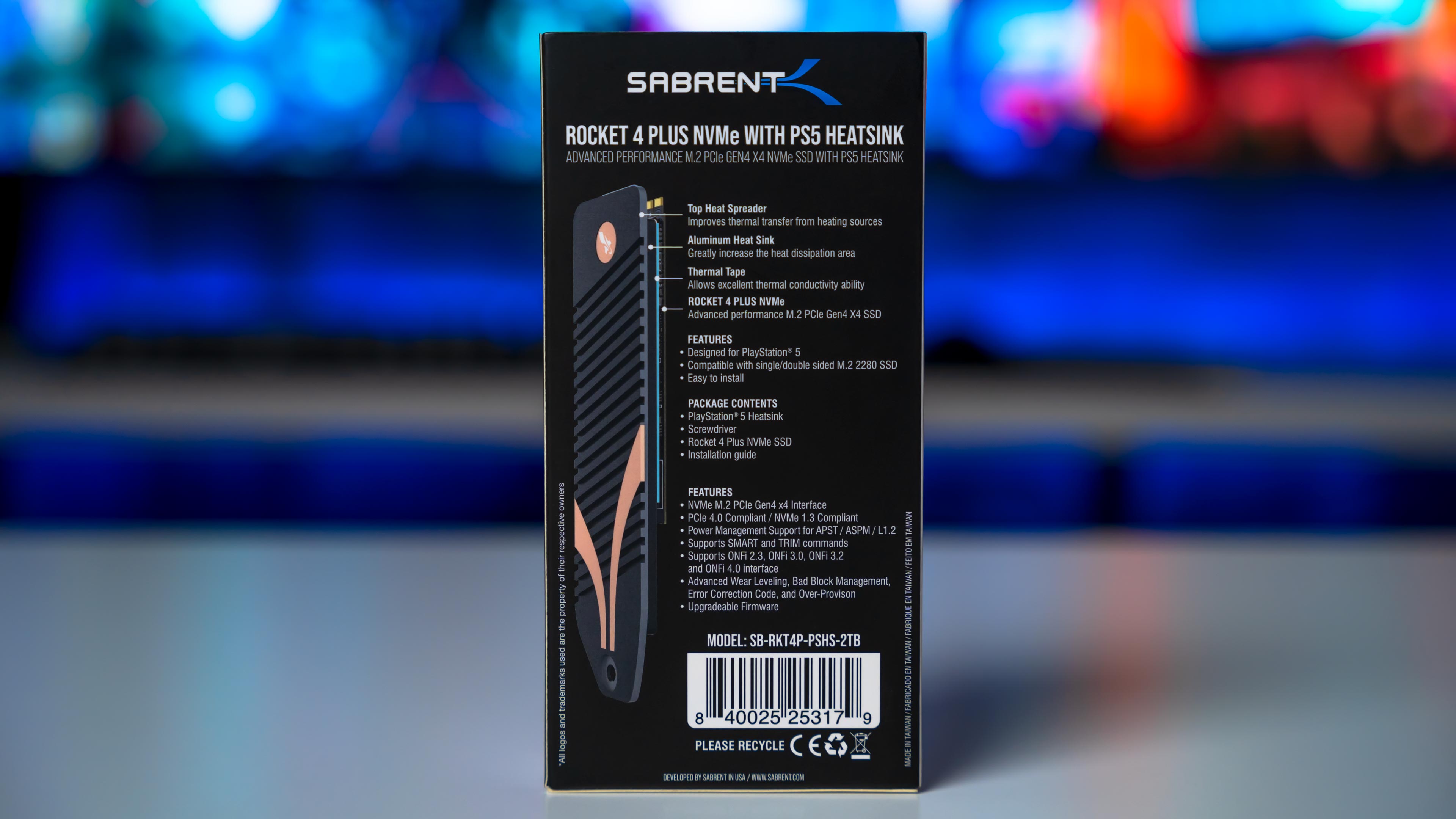 Sabrent Rocket 4 Plus PS5 Heatsink Box (6)