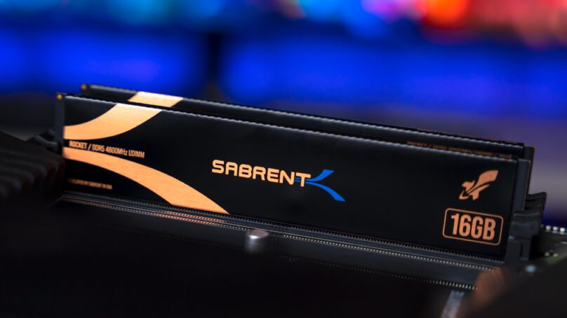مراجعة ذواكر Sabrent Rocket DDR5 4800Mhz 16GB