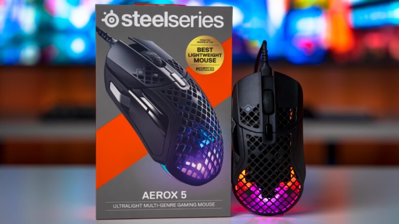 مراجعة SteelSeries Aerox 5 : فأرة العاب سلكية بوزن خفيف وجودة جيدة