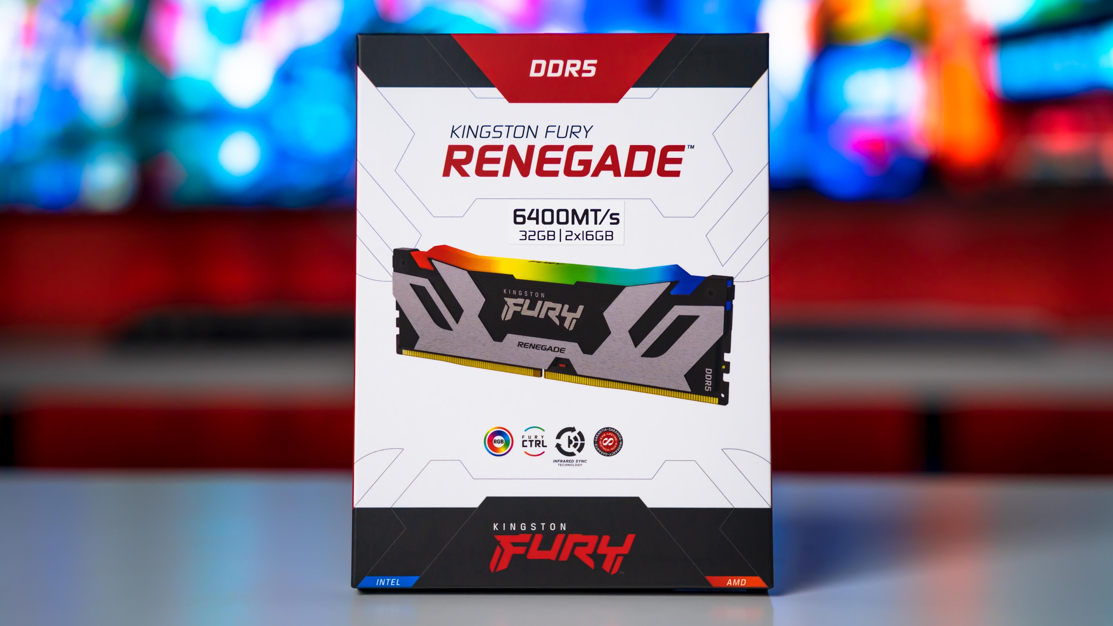Kingston Fury Renegade RGB DDR5 6400Mhz 32GB Dual Kit Box (1)
