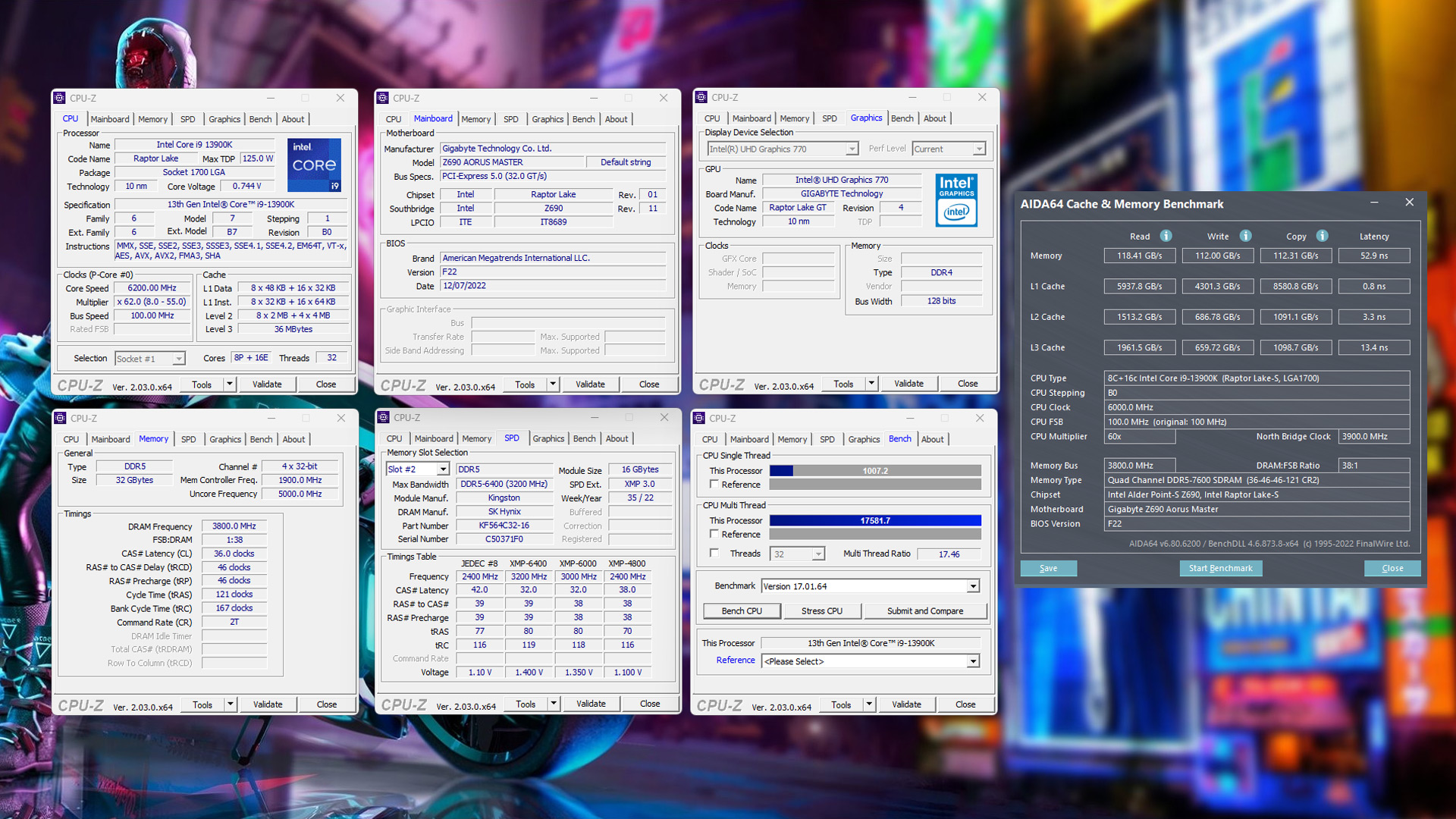 Intel-Core-i9-13900K-Overclocking-32GB-Memory-7600Mhz