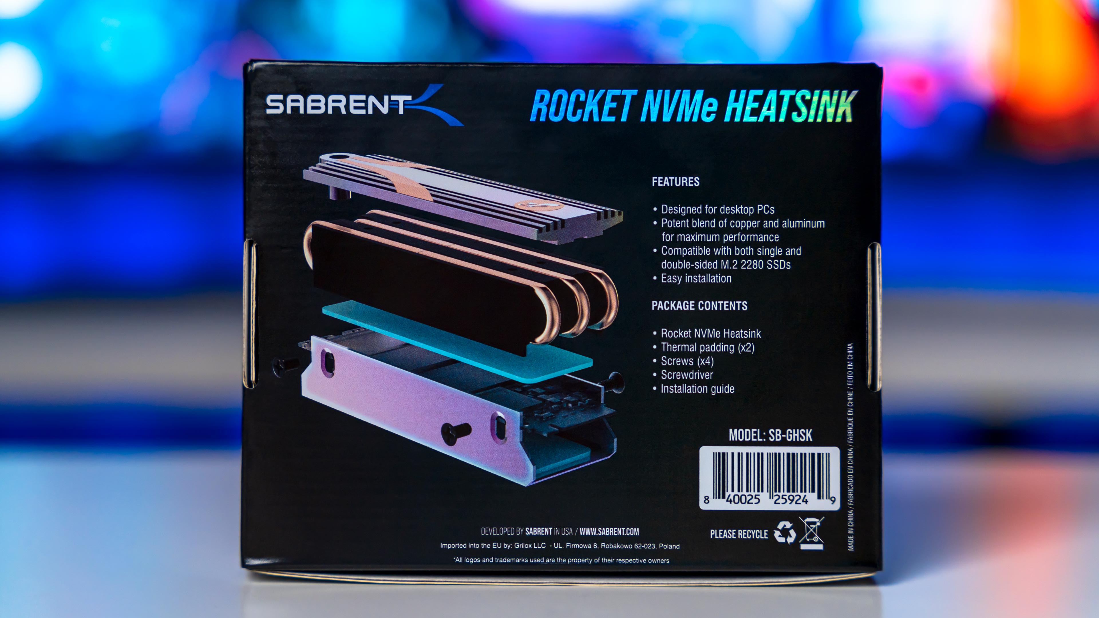 Sabrent M.2 Rocket Gaming Edition Heatsink Box (12)