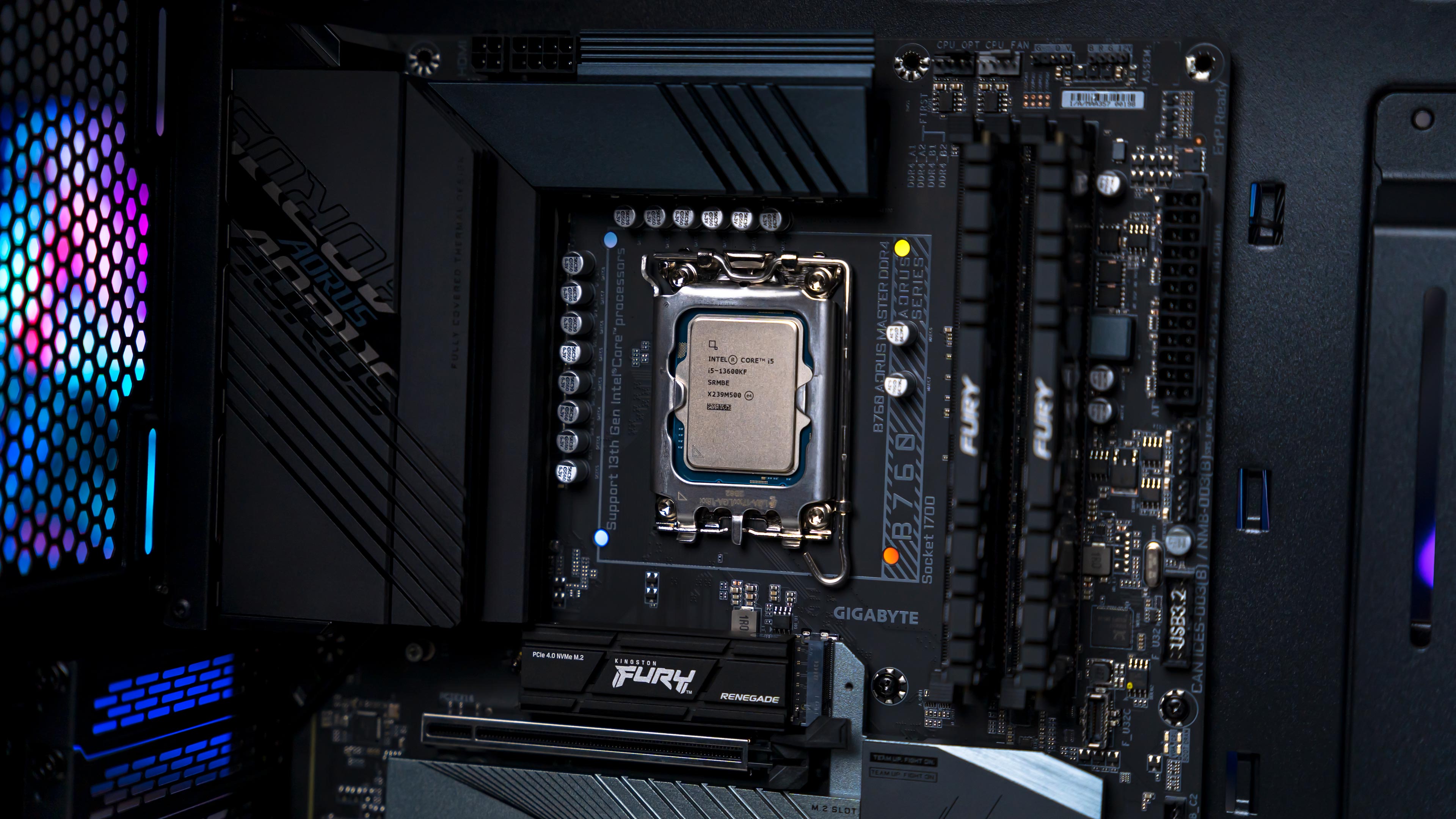 Aorus B760 Master PC Build 2023 Memory & Storage