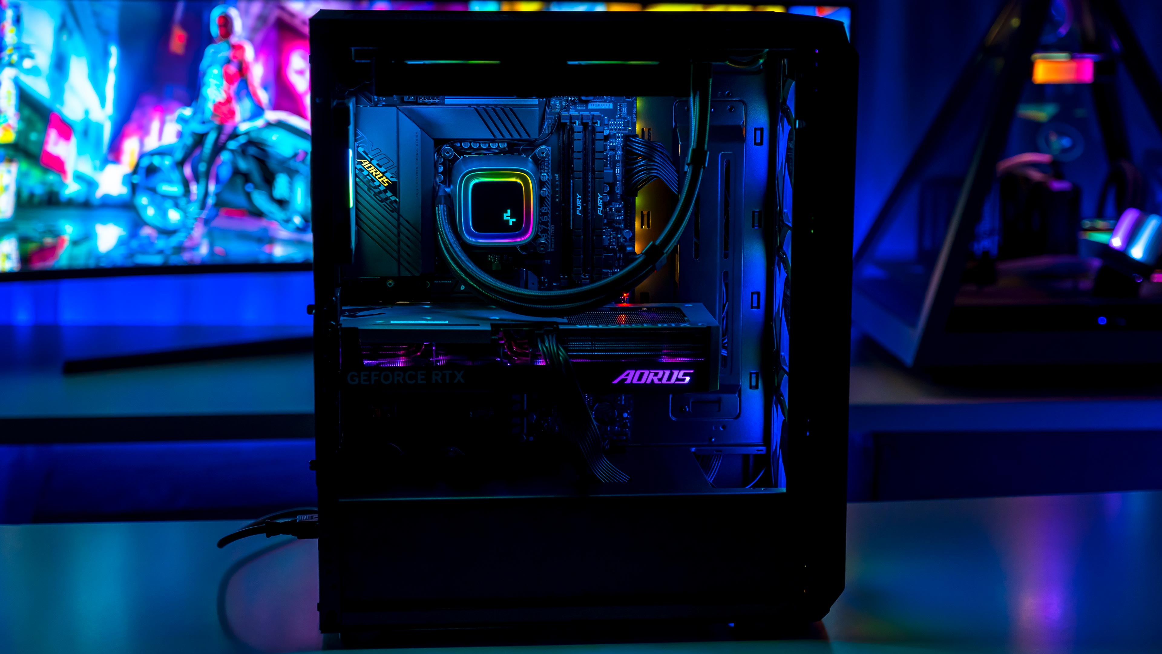 Aorus B760 Master PC Build 2023 RGB Lights (1)