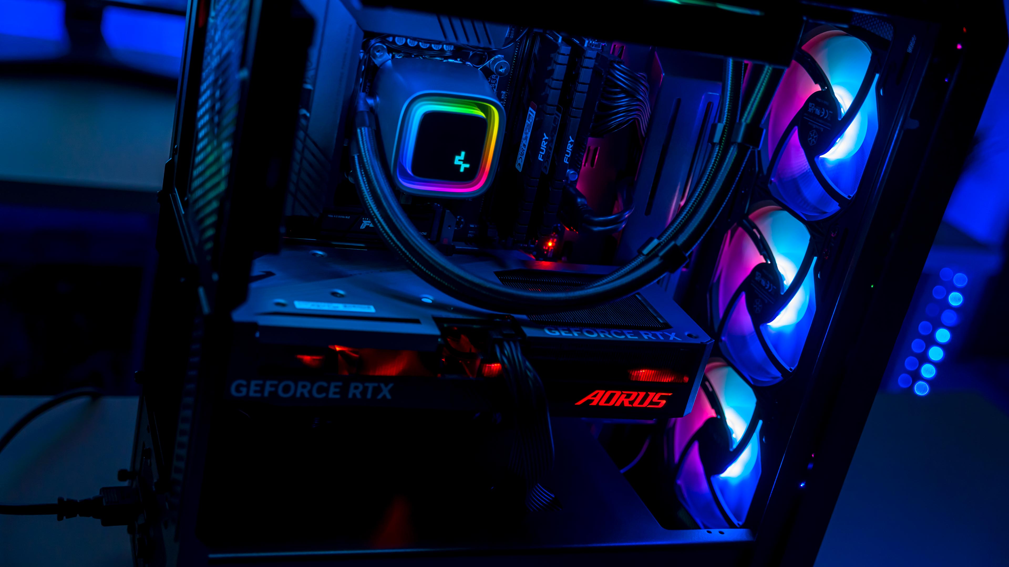 Aorus B760 Master PC Build 2023 RGB Lights (2)