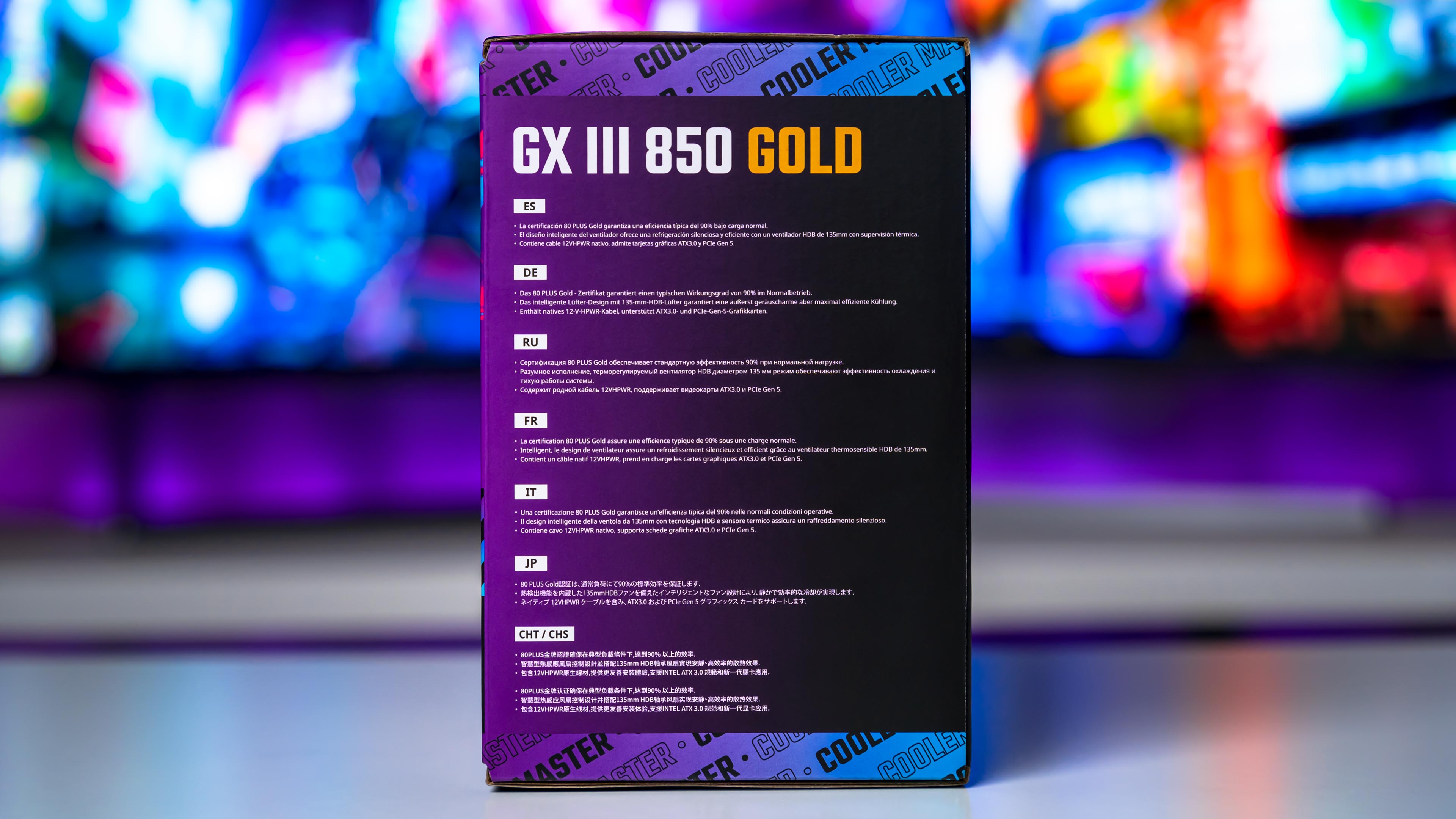 Cooler Master GX III Gold 850W Box (4)