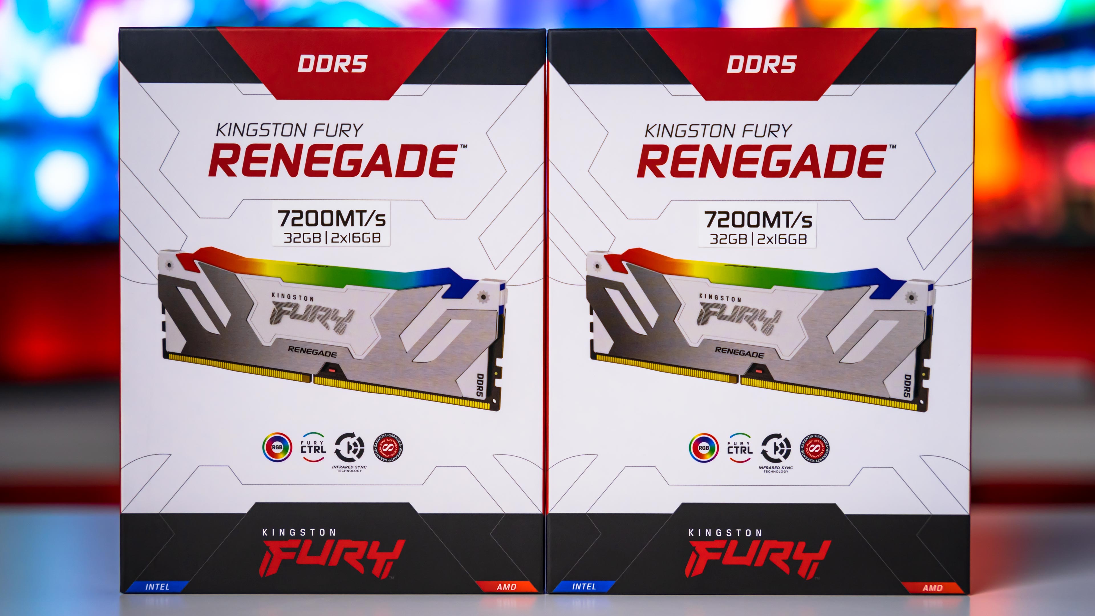 Kingston Fury Renegade White RGB DDR5 7200MHz 4x16GB