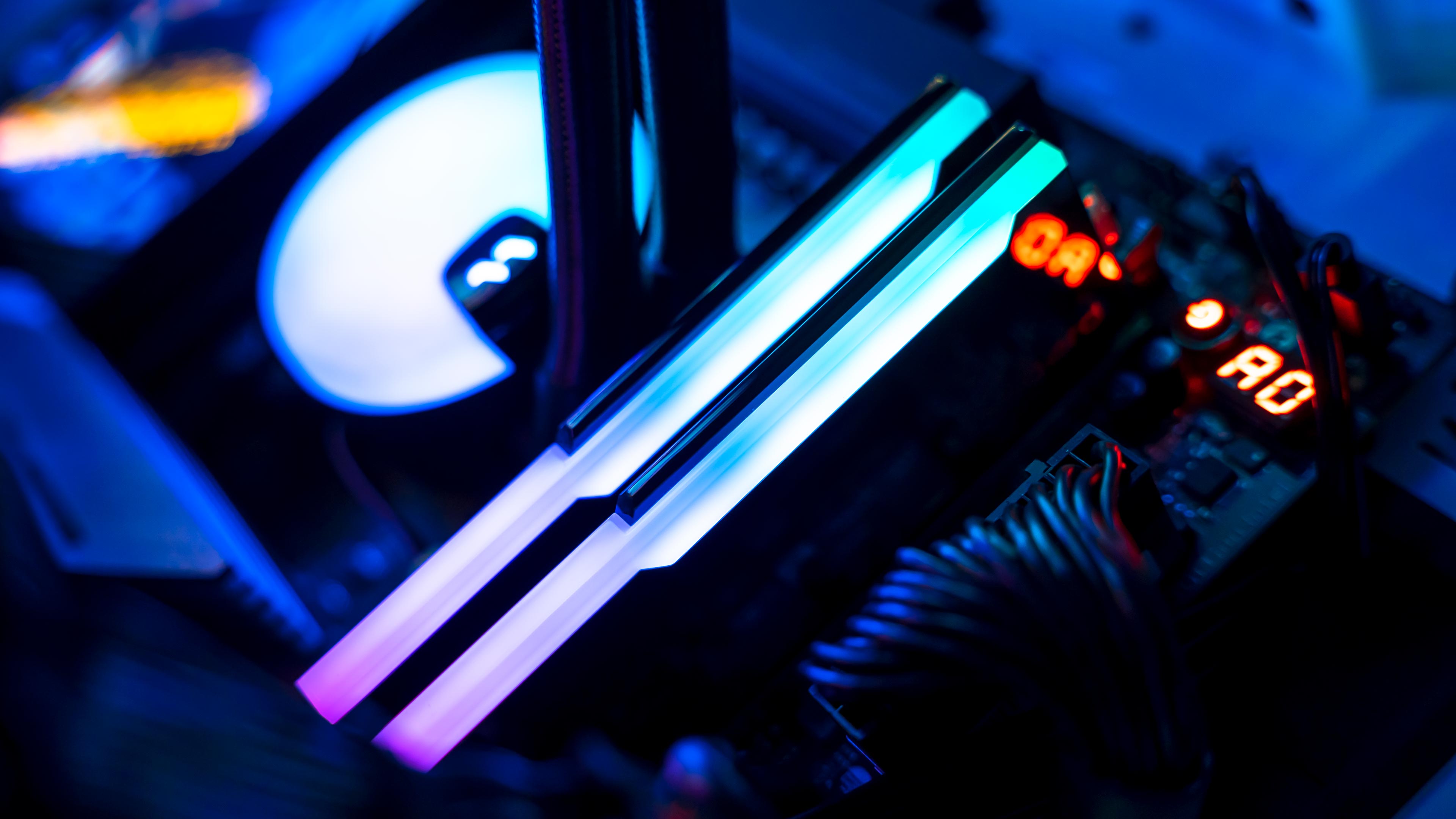 Asgard Bargi RGB DDR5 32GB 7200Mhz RGB Lights (9)