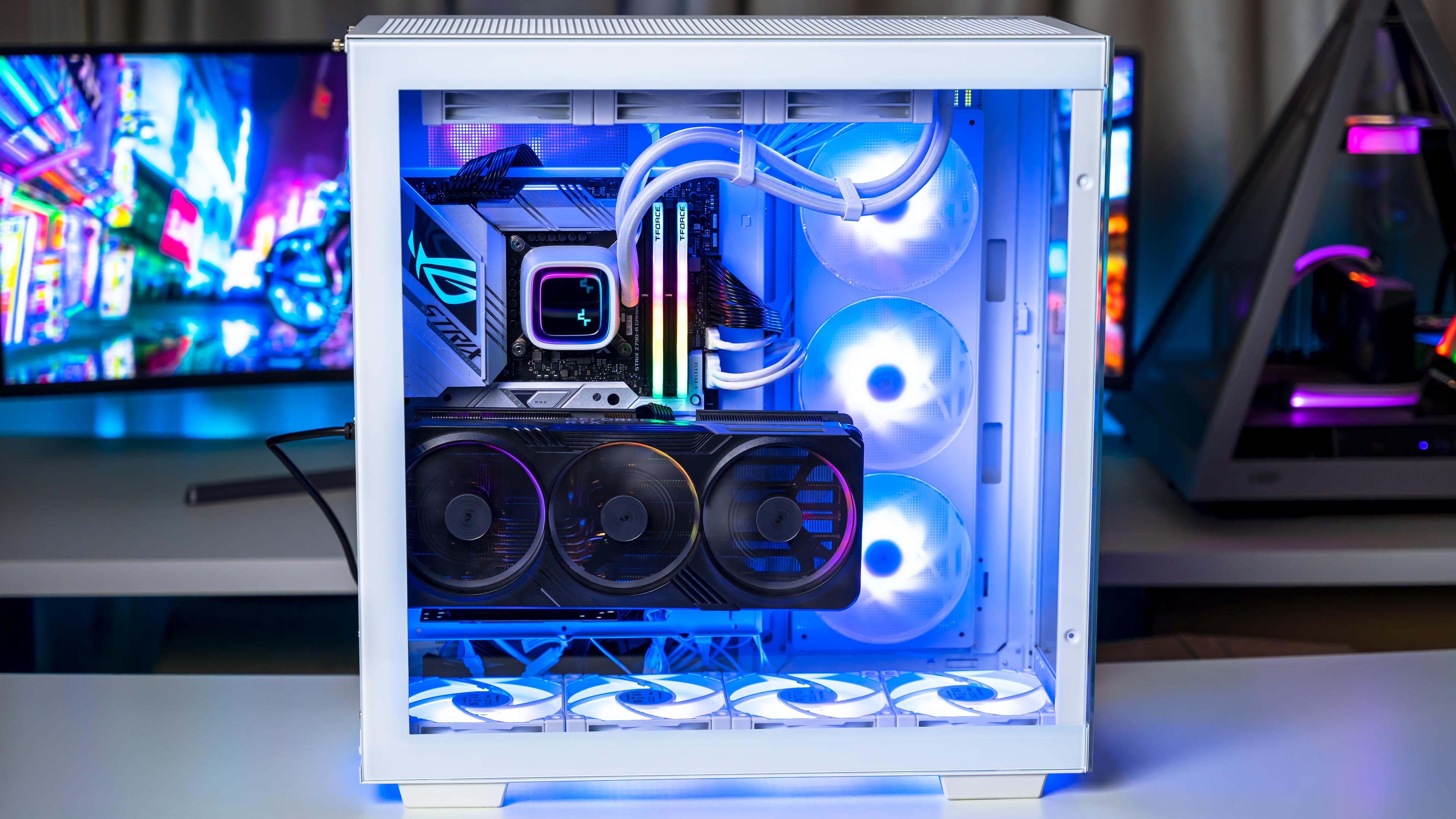 Deepcool Z790 White Gaming PC 2024 Light On (3)