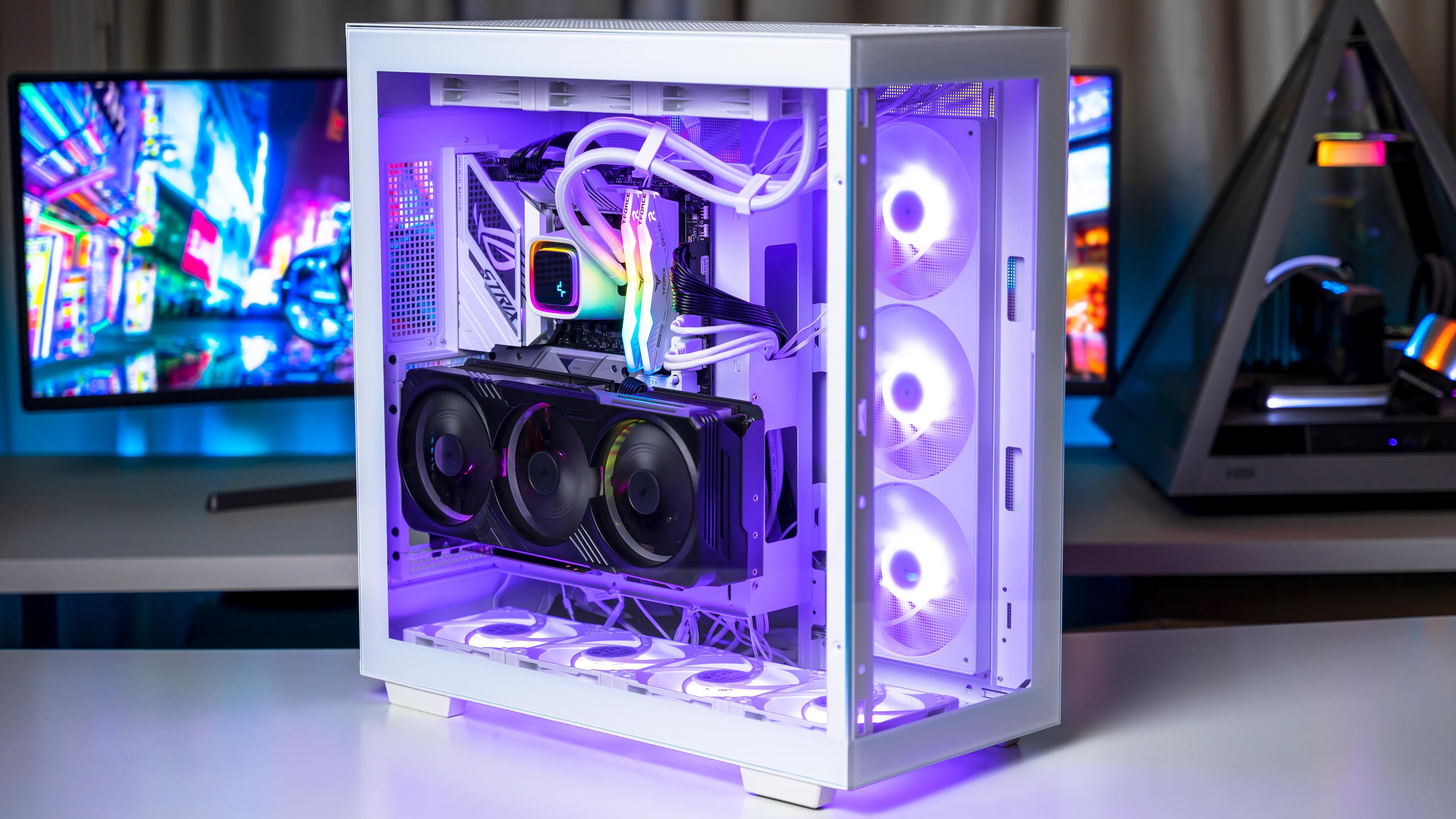 Deepcool Z790 White Gaming PC 2024 Light On (5)