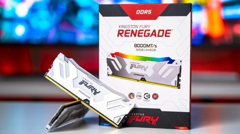 مراجعة ذواكر Kingston Fury Renegade RGB DDR5 8000Mhz 32GB