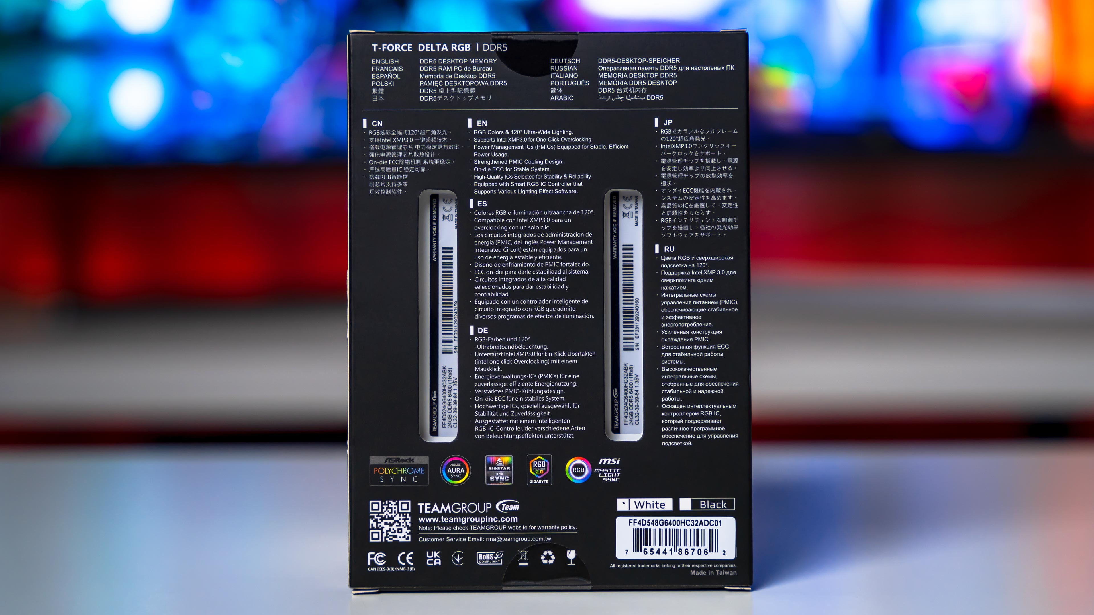 TeamGroup Delta RGB DDR5 6400Mhz Box (3)