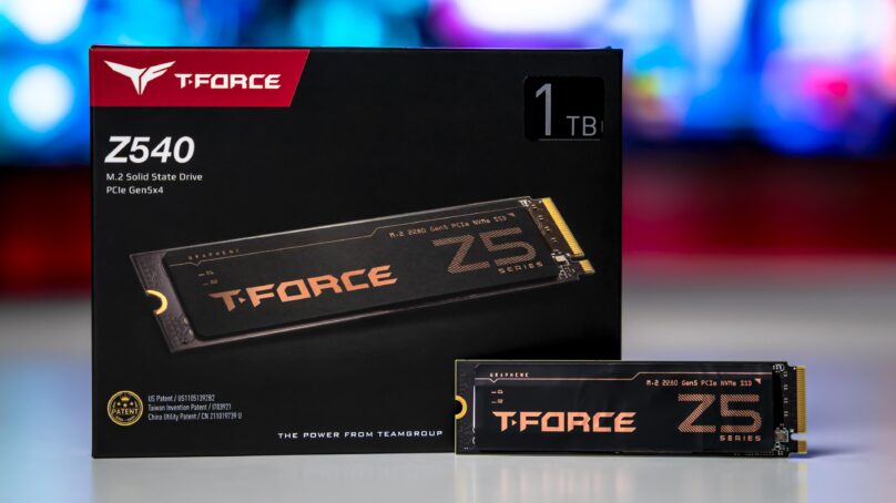 مراجعة TeamGroup T-Force Z540 1TB M.2 Gen5 : تخزين بأداء جيد