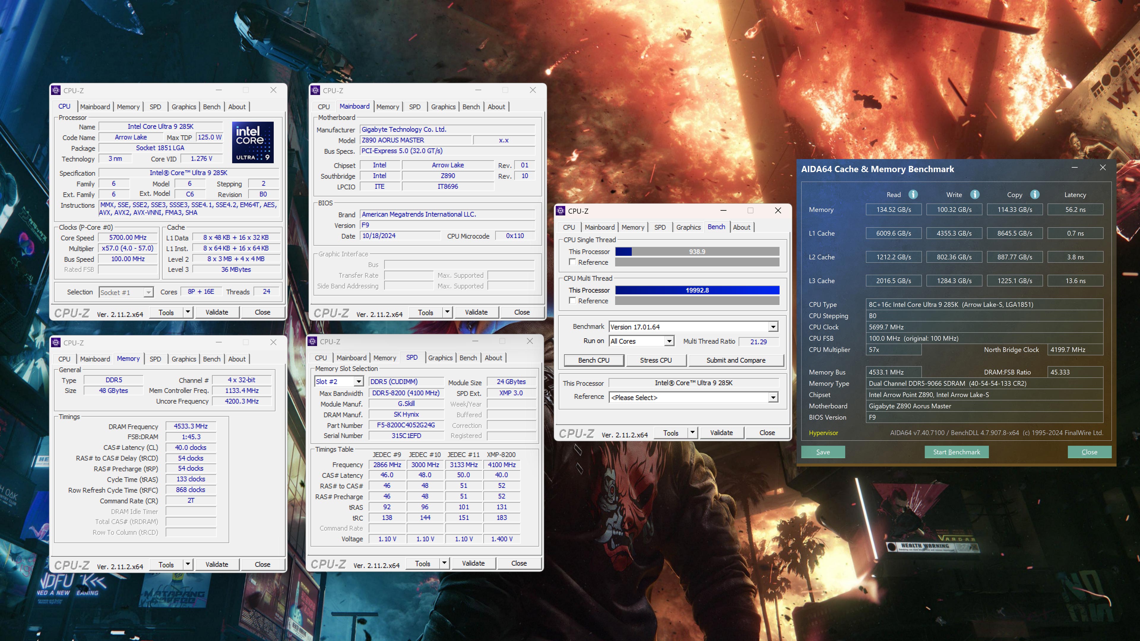 Aorus Z890 Master Overclocking