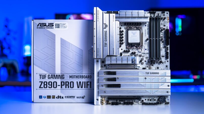 مراجعة ASUS TUF Gaming Z890-Pro WiFi : لوحة أم بيضاء بأفضل قيمة