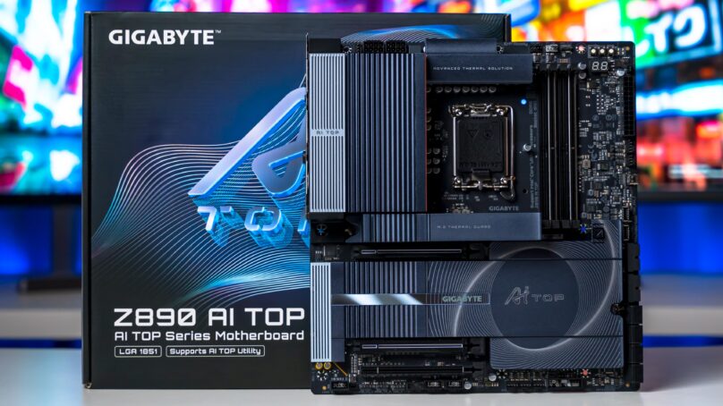 مراجعة Gigabyte Z890 AI TOP : جاهزية عليا للذكاء الأصطناعي