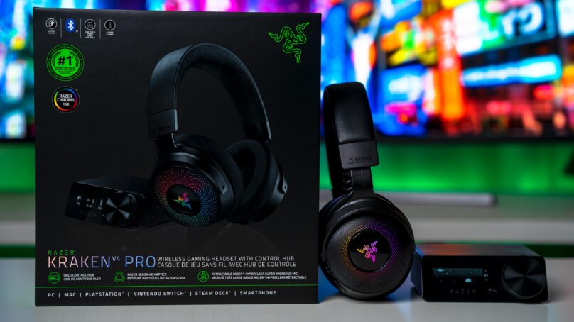 مراجعة Razer Kraken V4 Pro : تقنية ردود فعل لمسية واعدة