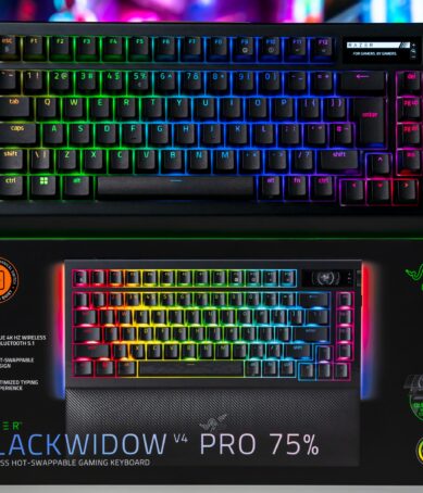 مراجعة Razer Blackwidow V4 Pro 75% : لوحة مفاتيح بشاشة OLED