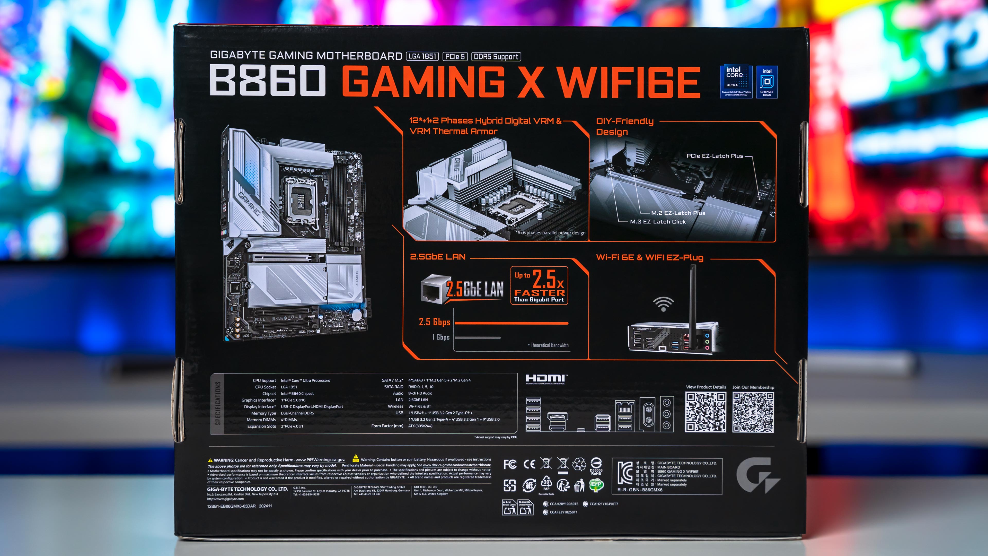 Gigabyte B860 Gaming X WIFi6E Box (3)