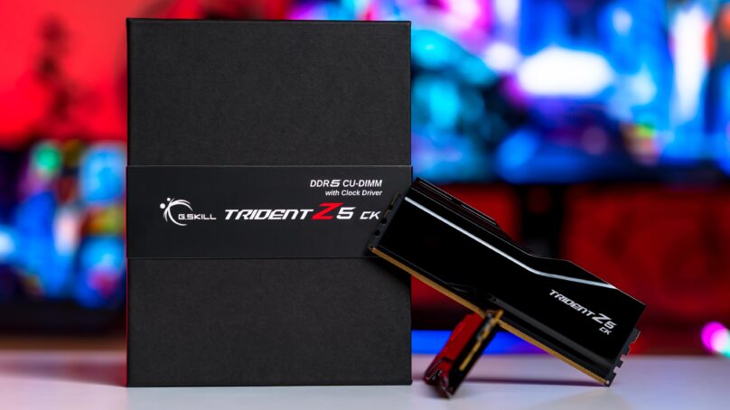 مراجعة ذواكر GSkill Trident Z5 CK DDR5 8200MHz 48GB