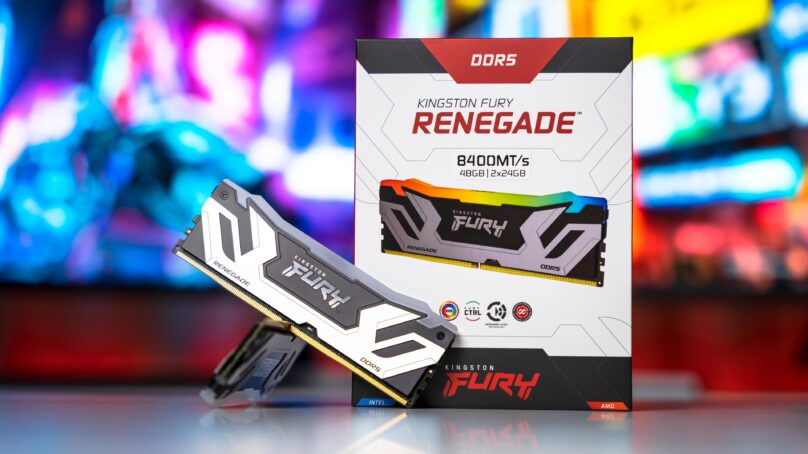 مراجعة ذواكر Kingston Fury Renegade RGB DDR5 8400Mhz 48GB