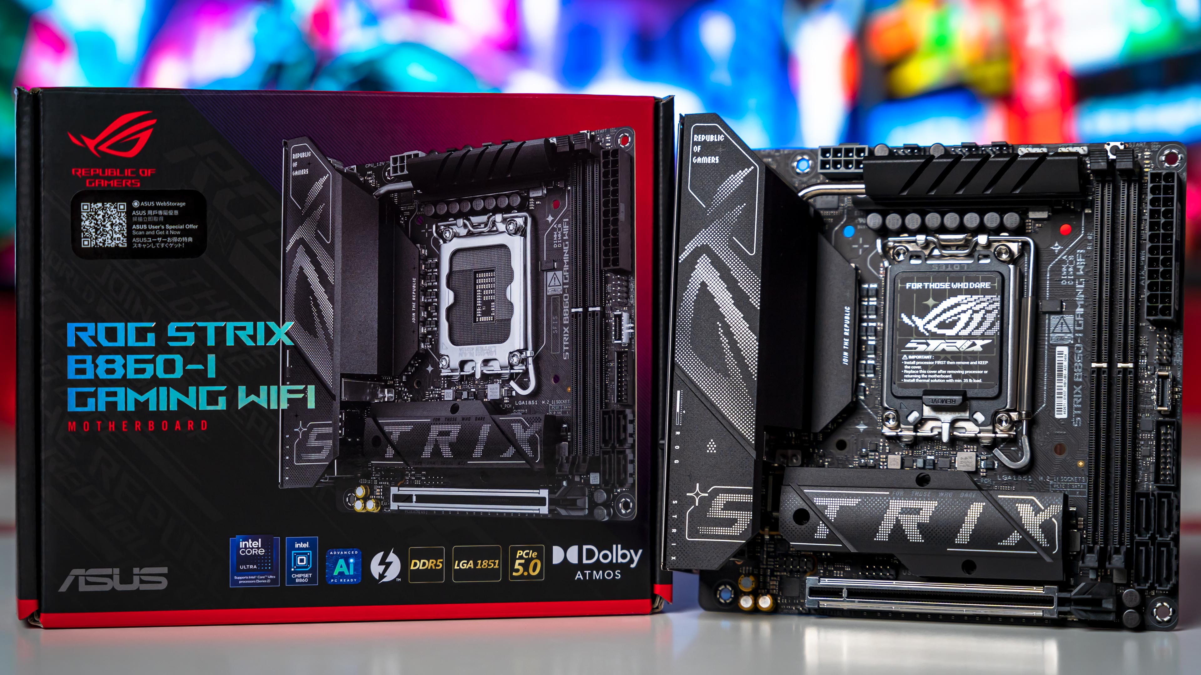 ASUS ROG Strix B860-I Gaming WiFi ASUS ROG Strix B860-I Gaming WiFi