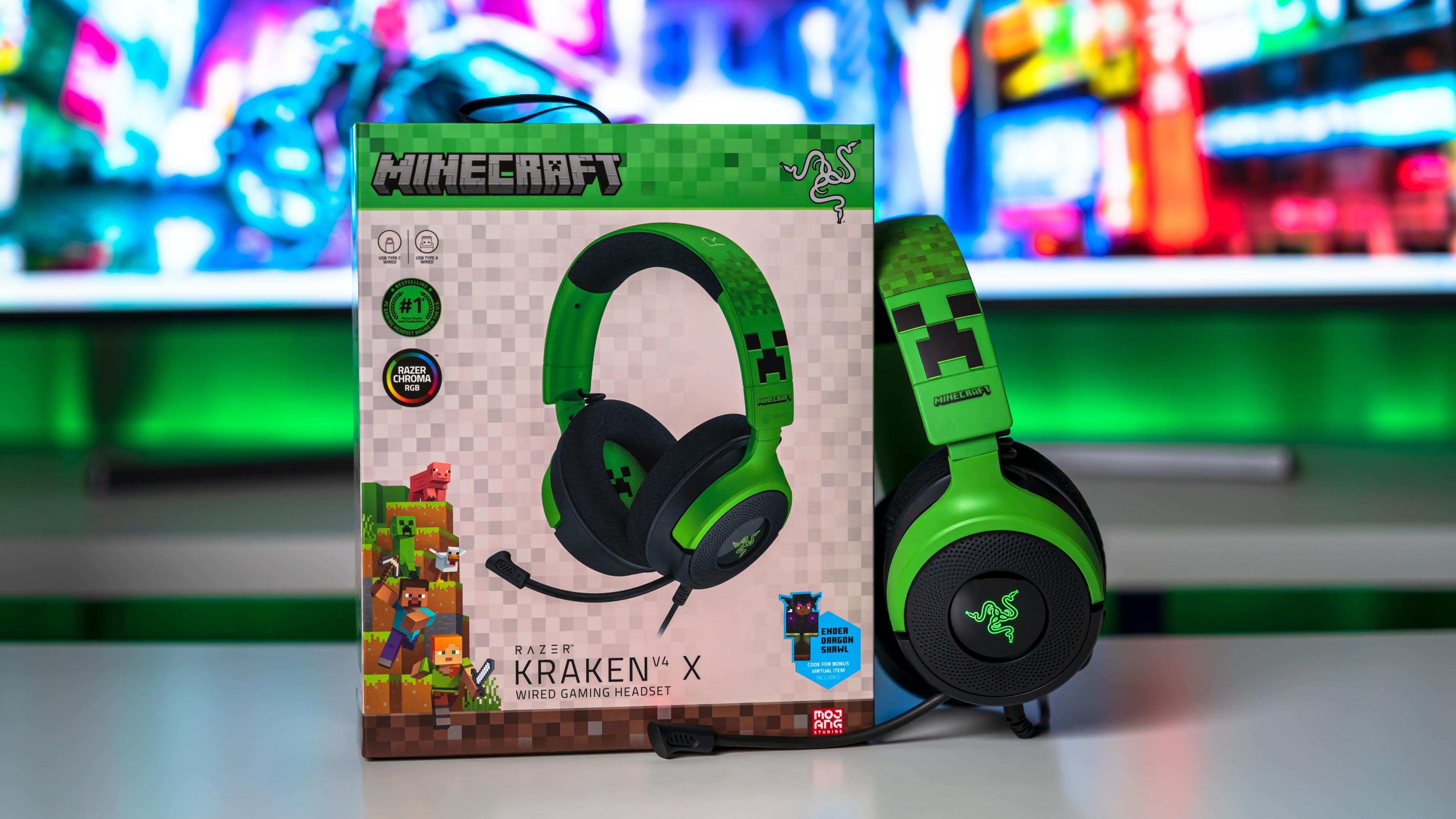 Razer Kraken V4 X Minecraft Edition Razer Kraken V4 X Minecraft Edition