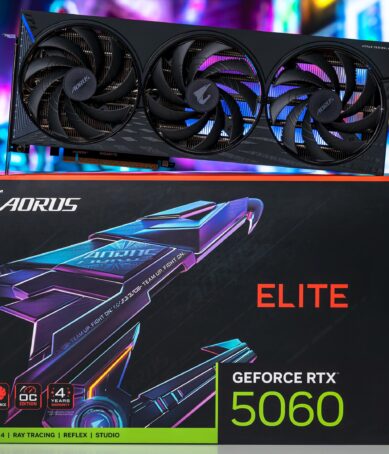 مراجعة البطاقة الرسومية Aorus RTX 5060 Elite