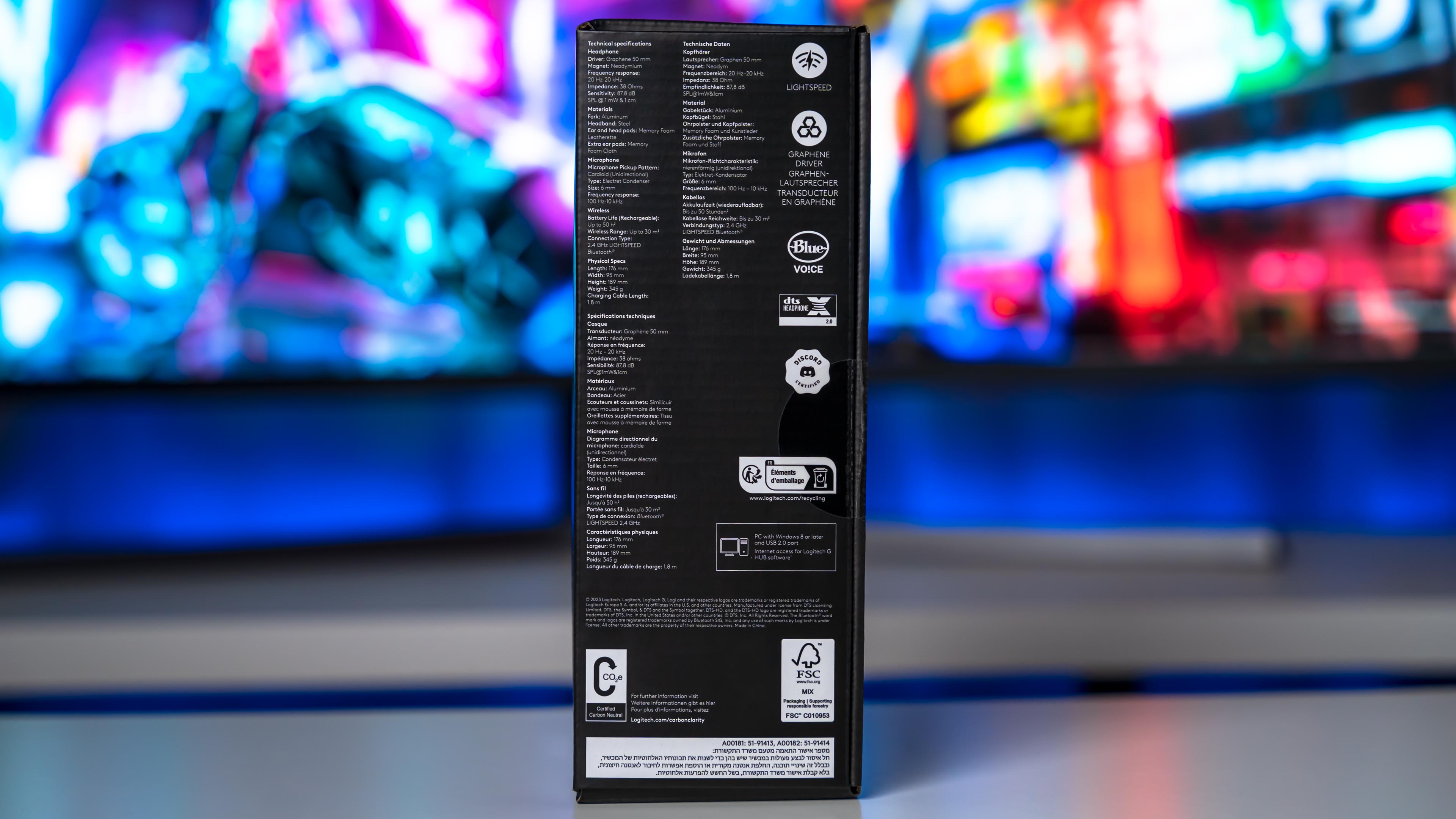 Logitech G PRO X 2 Lightspeed Wireless Box (6) Logitech G PRO X 2 Lightspeed Wireless Box (6)
