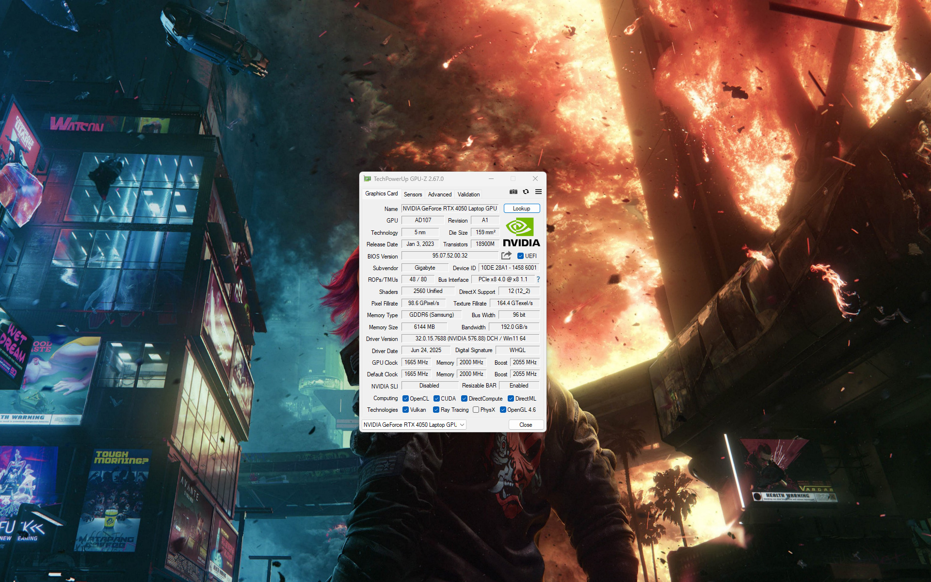 Gigabyte Gaming A16 RTX 4050