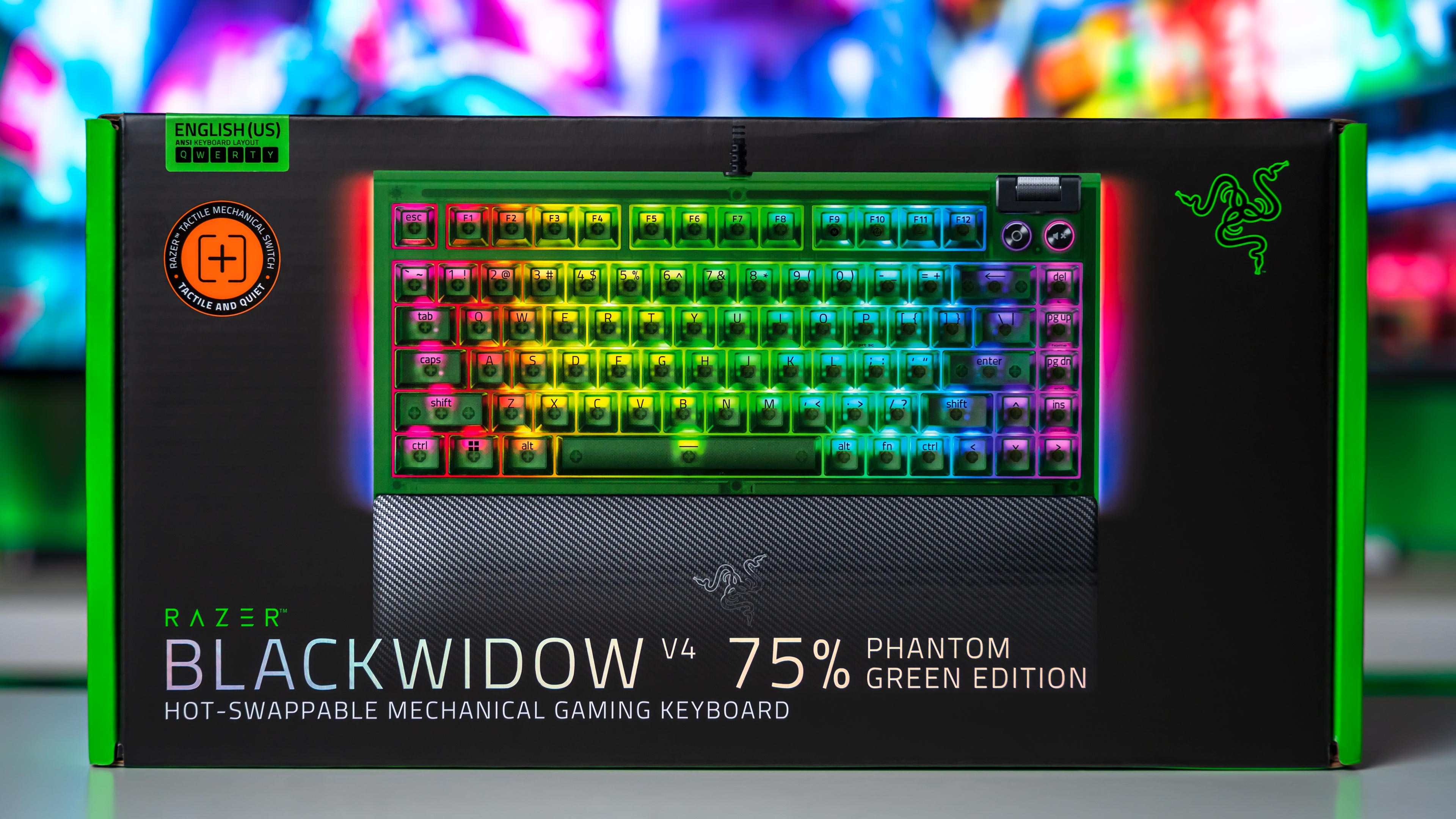 Razer Blackwidow V4 75% Phantom Green Edition Box (1)