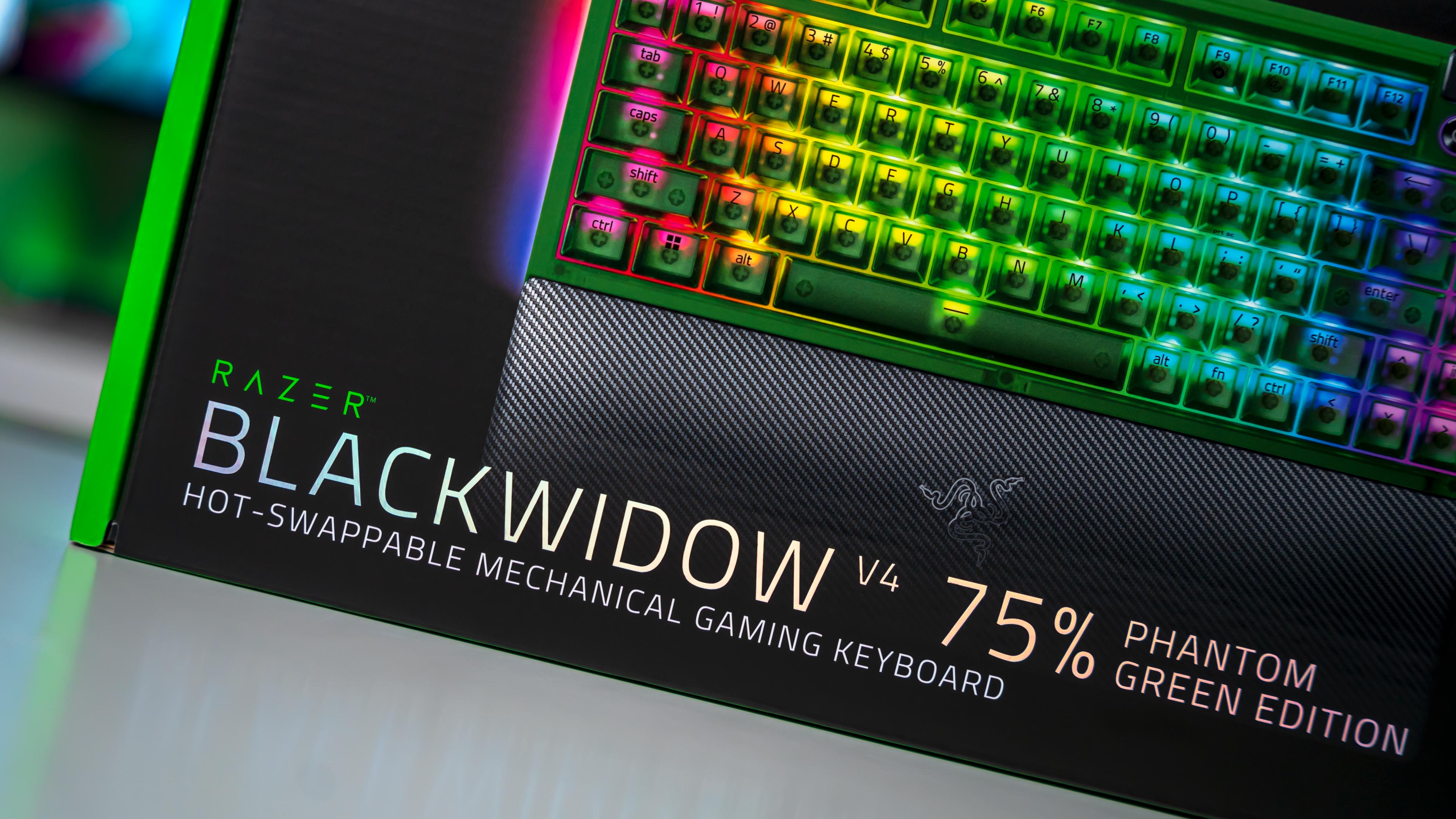 Razer Blackwidow V4 75% Phantom Green Edition Box (2)