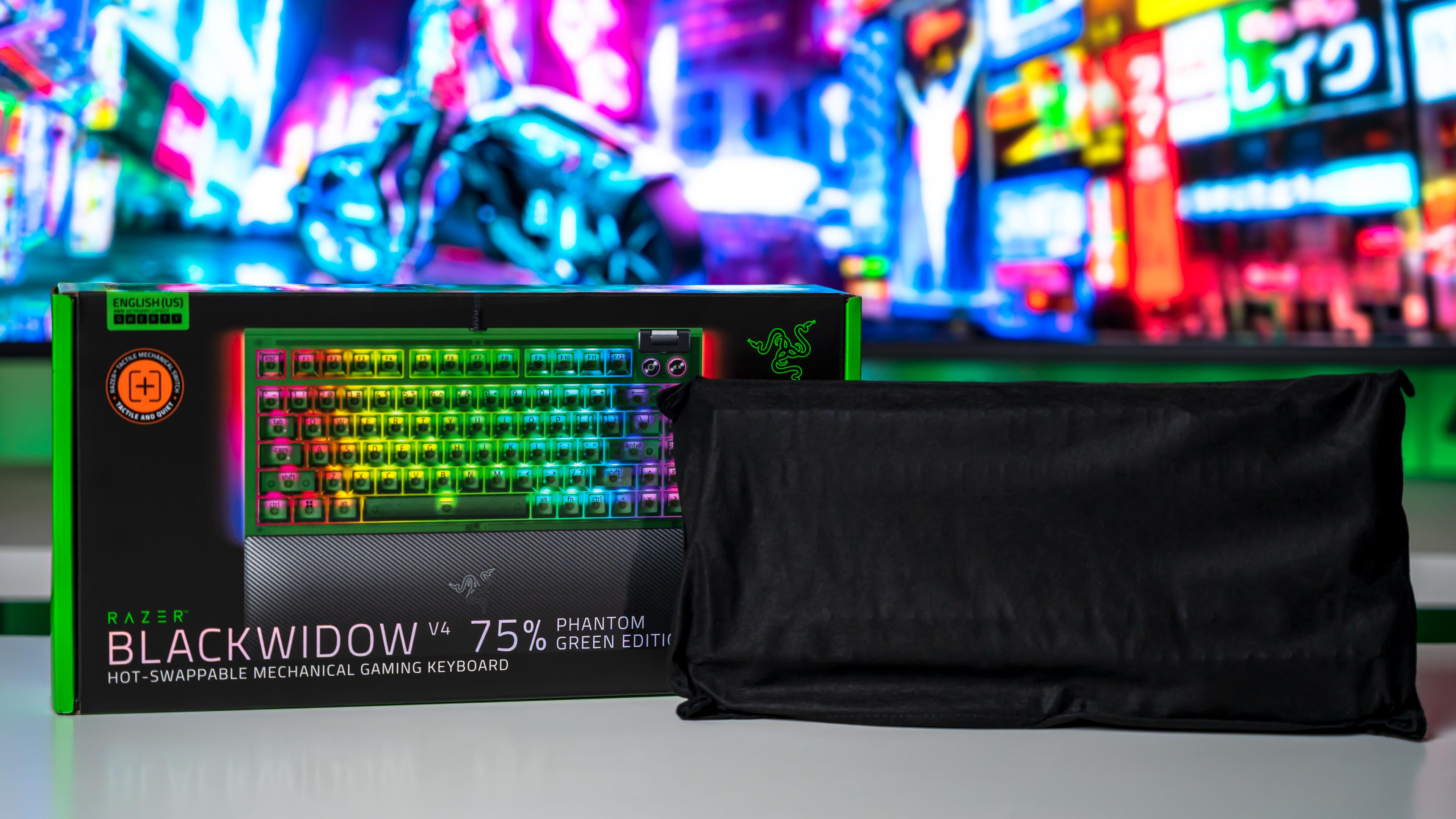 Razer Blackwidow V4 75% Phantom Green Edition Box (9)