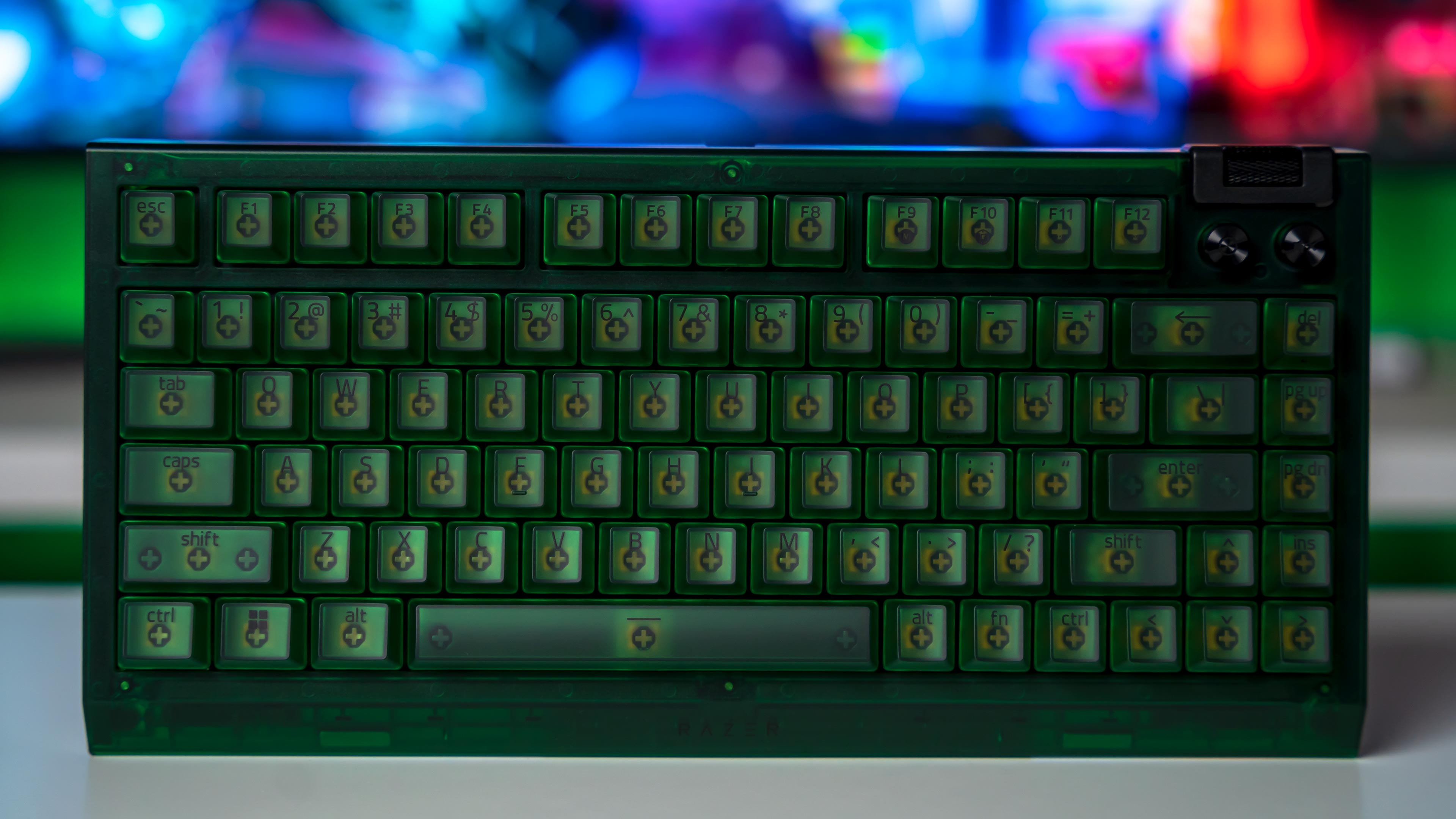 Razer Blackwidow V4 75% Phantom Green Edition Keyboard (1)
