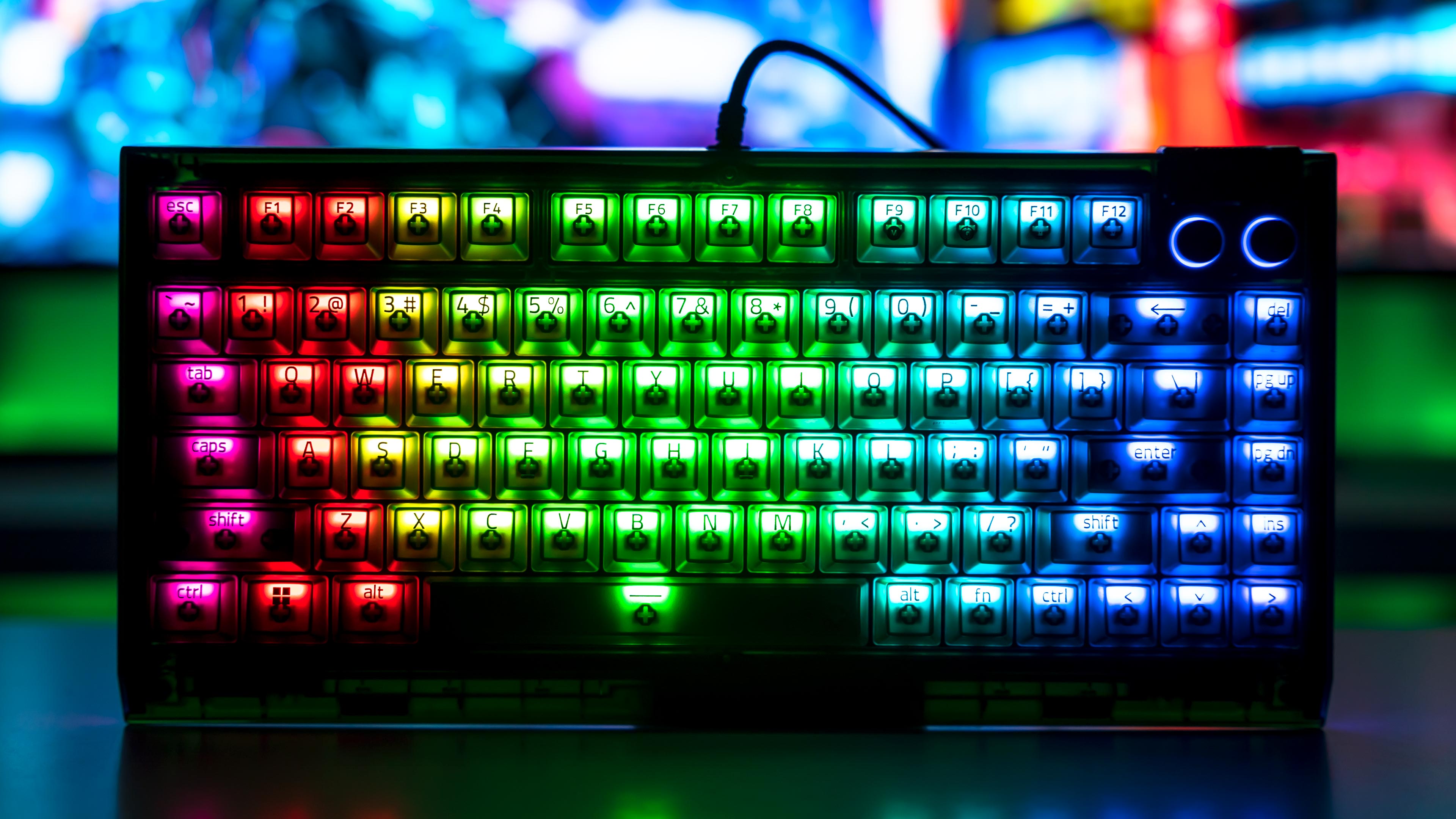 Razer Blackwidow V4 75% Phantom Green Edition RGB Lights off (5)