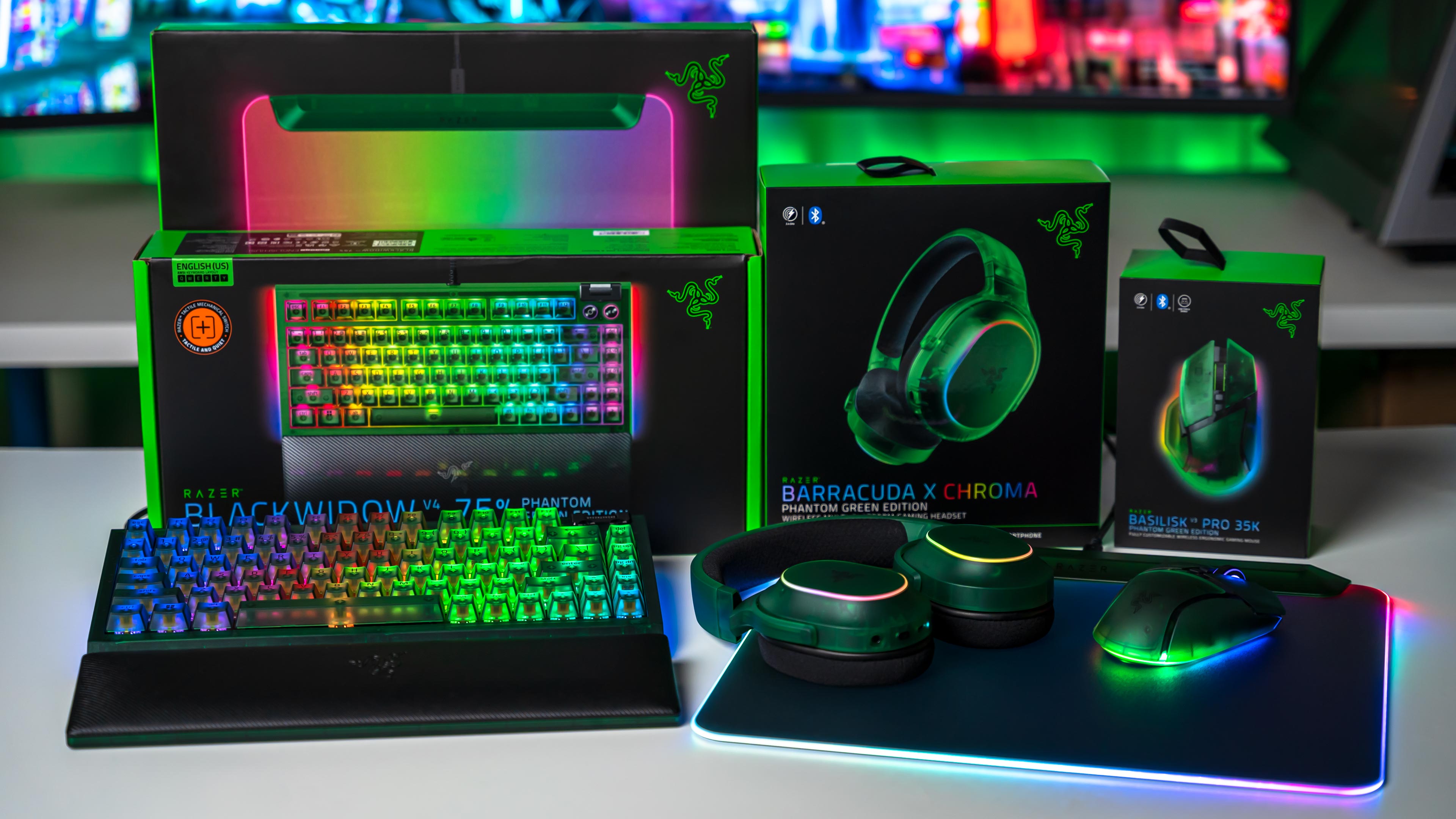 Razer Phantom Green Edition Kit Box RGB