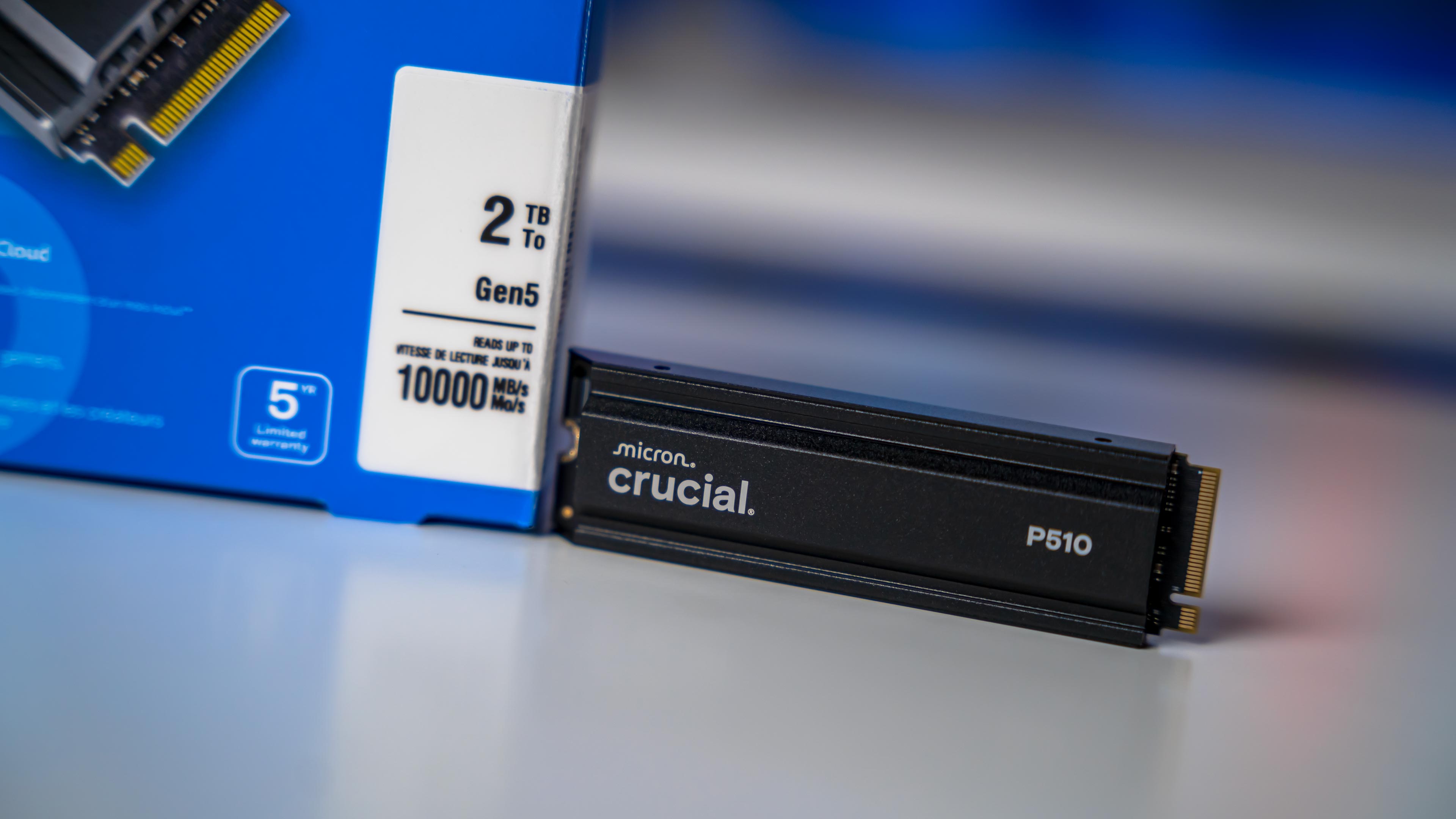 Crucial P510 2TB Heatsink