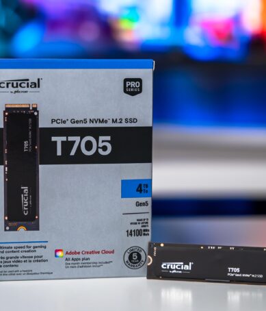 مراجعة Crucial T705 4TB M.2 Gen5 : مساحة ضخمة بسرعة 14 جيجابايت