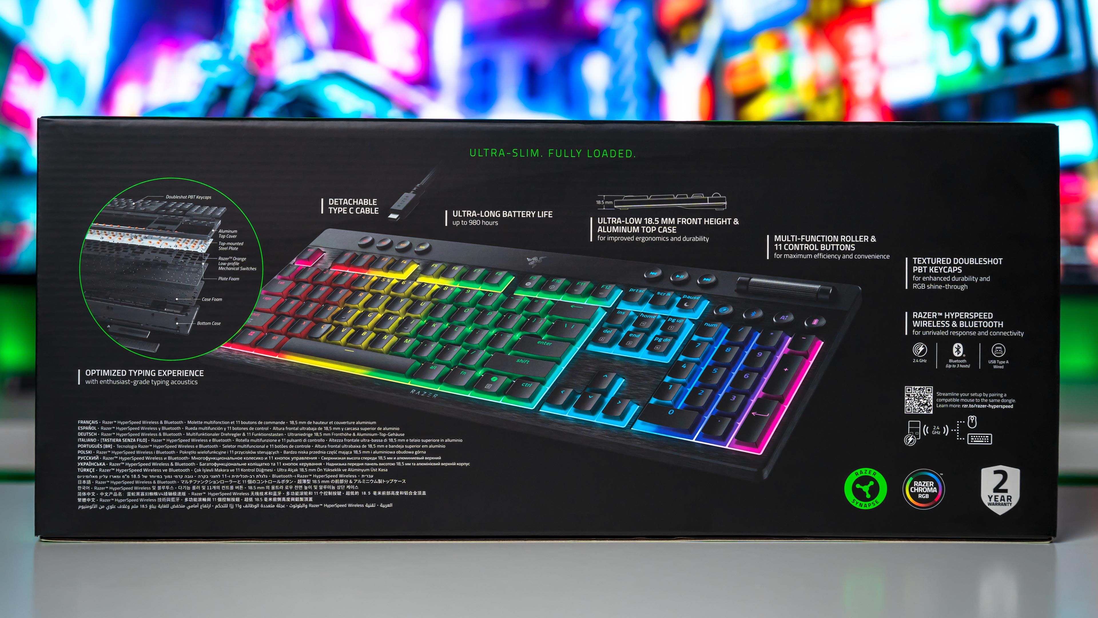 Razer BlackWidow V4 Low Profile HyperSpeed Box (7)