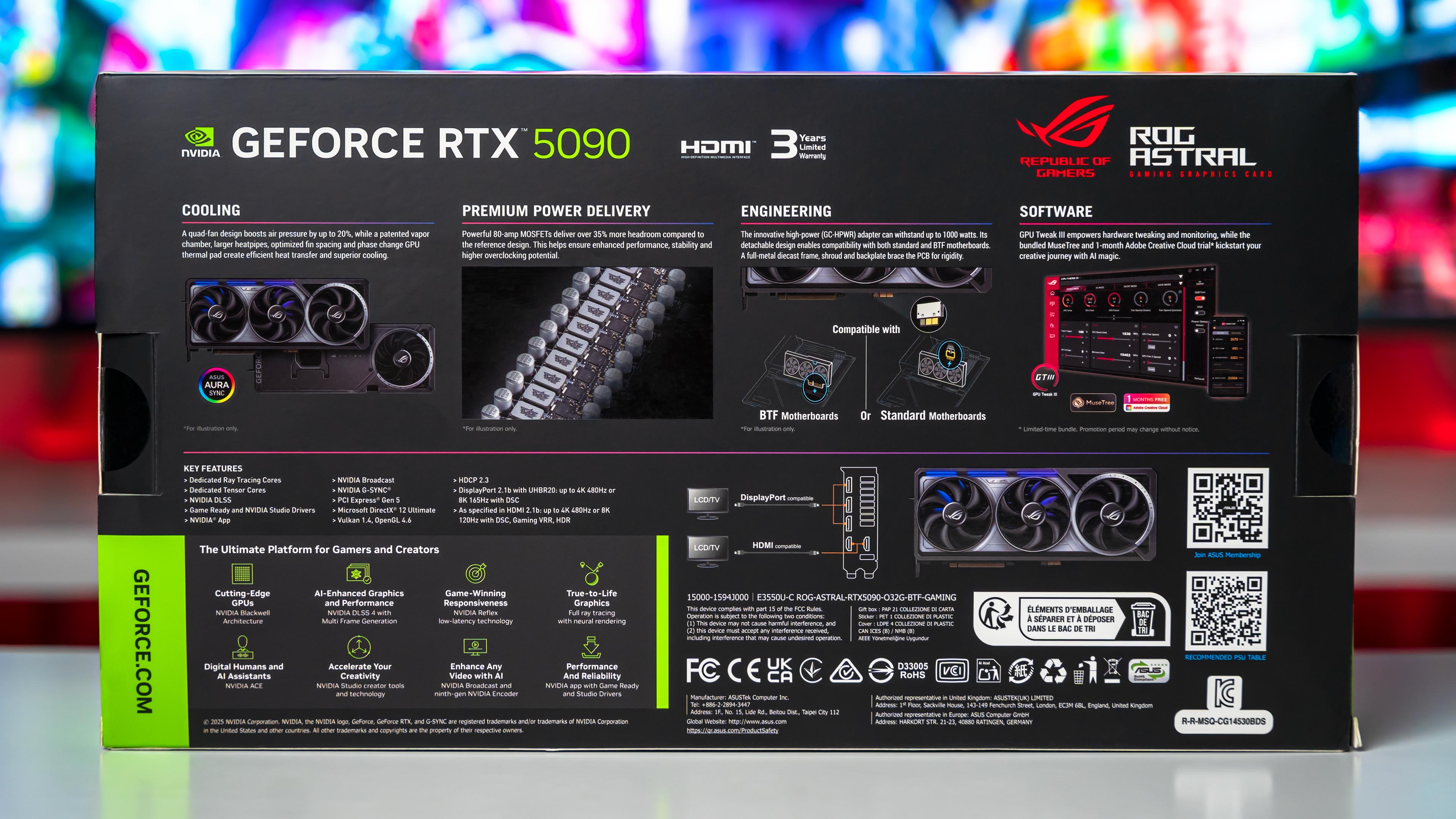 ASUS ROG Astral RTX 5090 BTF Edition Box (7)