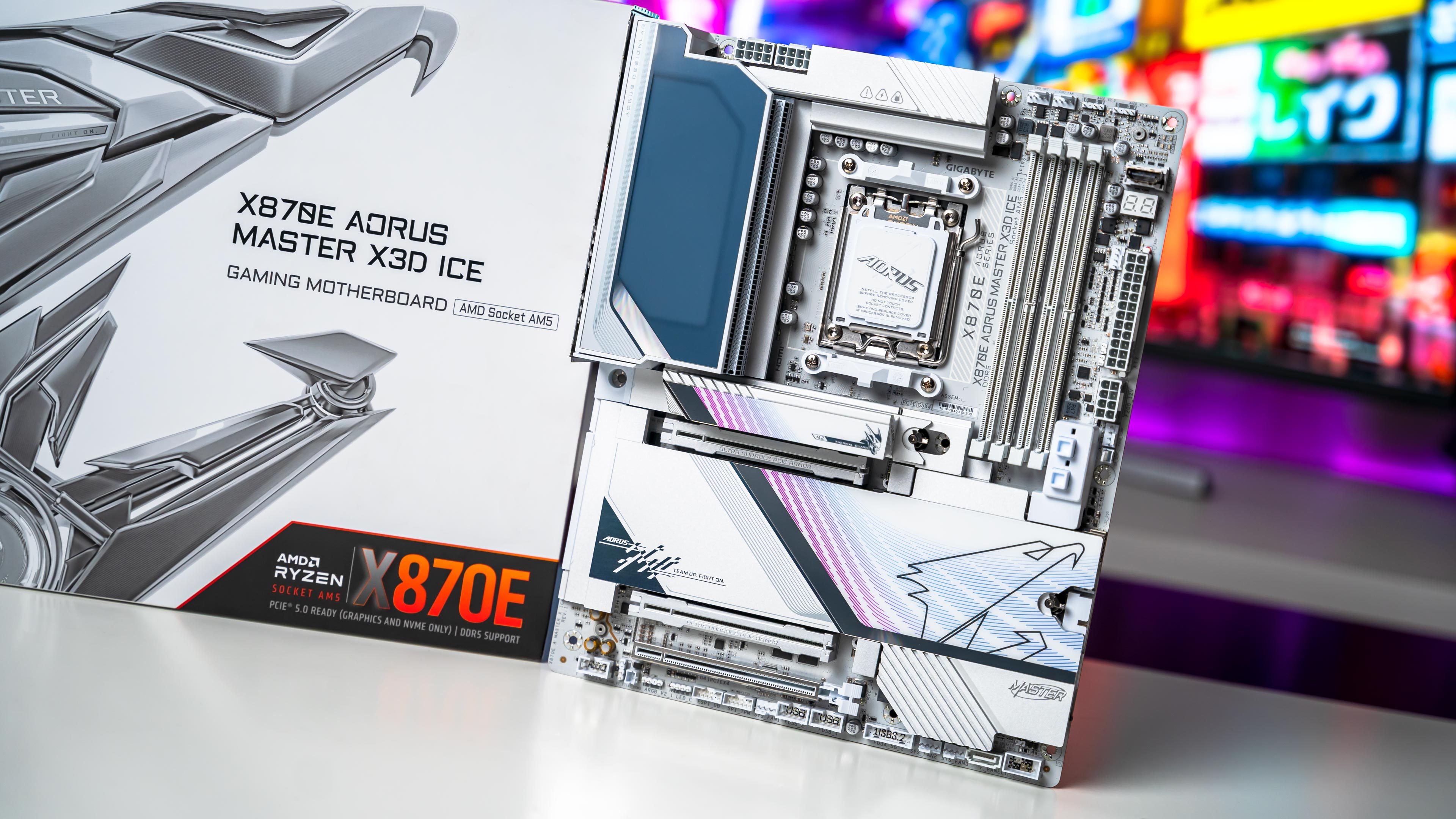 Aorus X870E Master X3D ICE