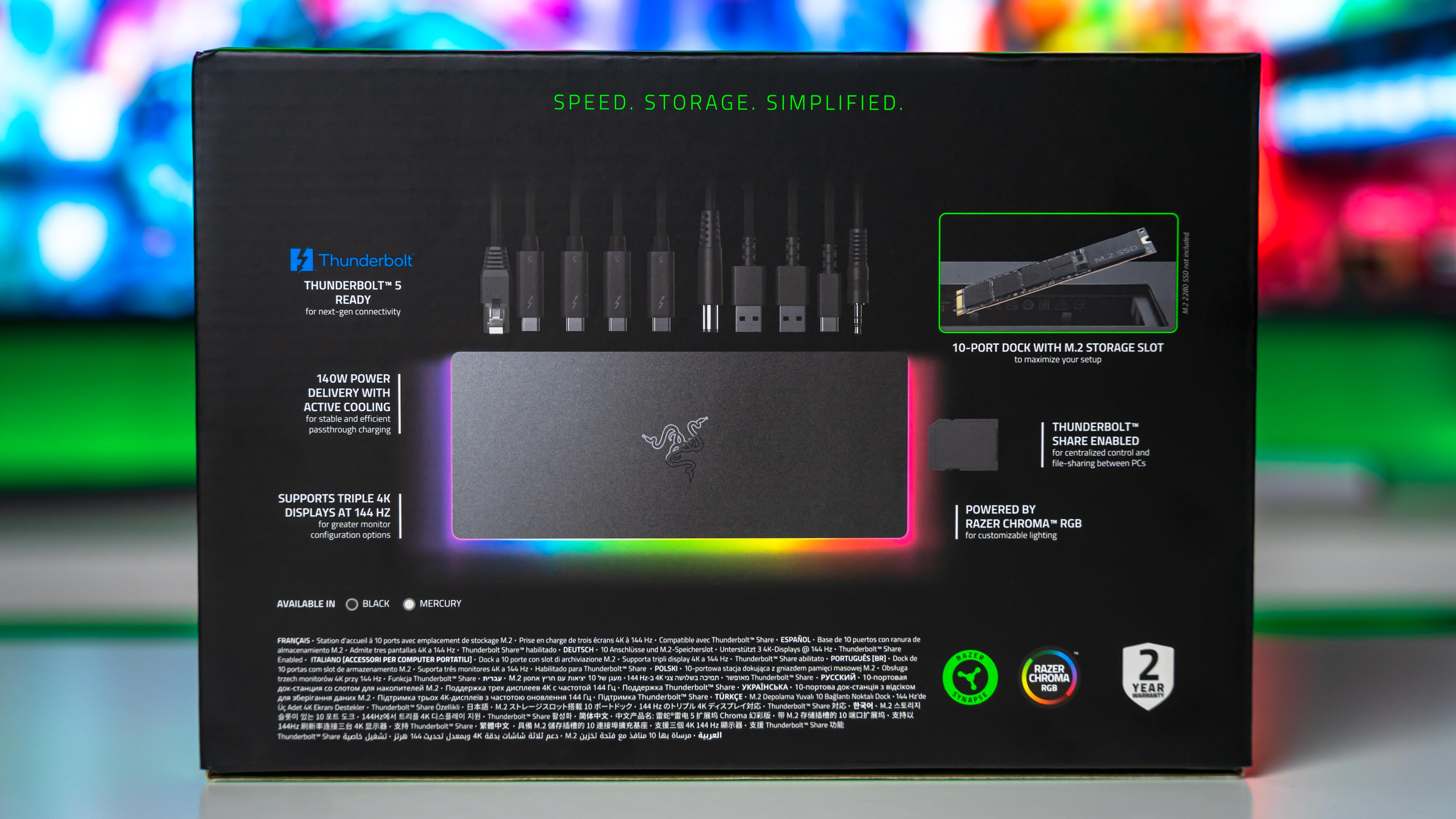 Razer Thunderbolt 5 Dock Chroma Box (3)